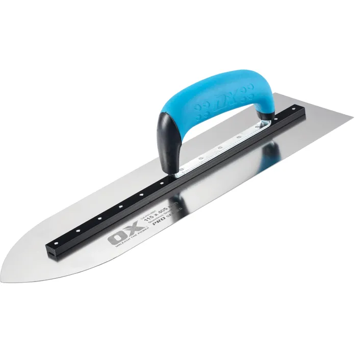 OX Professional 115x405mm Pointed Finishing Trowel 
