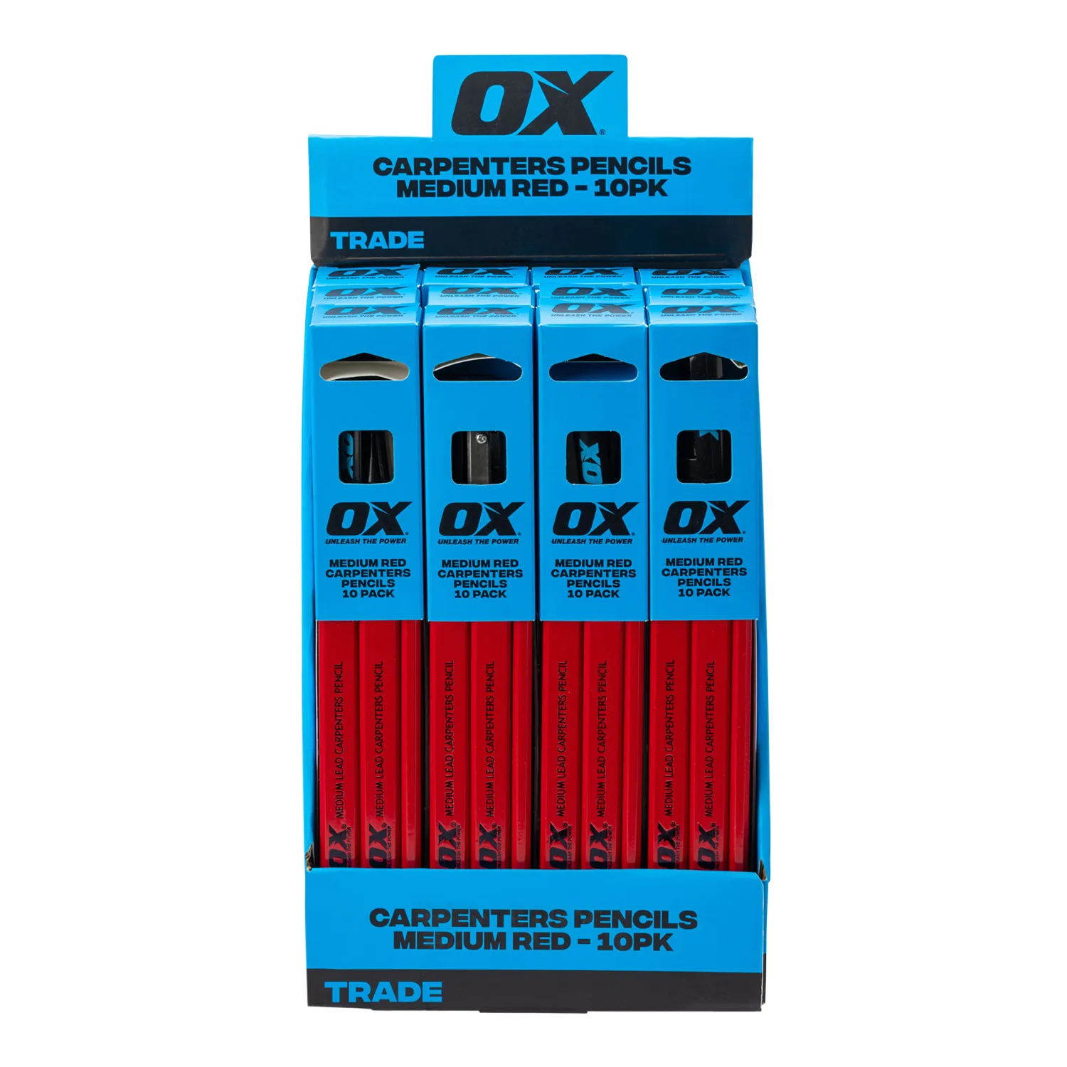 OXT022910_01_01_fc2c8740034e9a5f33609cd20018d762b619bfcf_OX_T022910_large OX® Trade Carpenters Pencil Medium Red