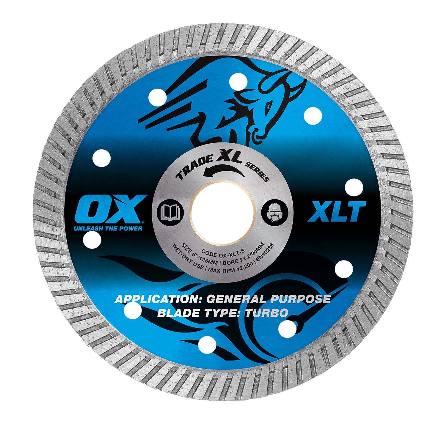 OX® Trade XL Turbo Diamond Blade General Purpose Bowens