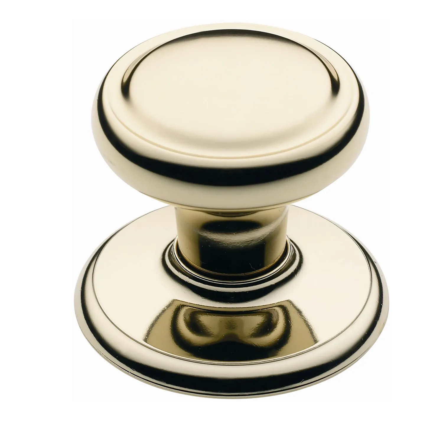 Gainsborough Classic Series Diplomat Door Knob Set Bright Goldtone