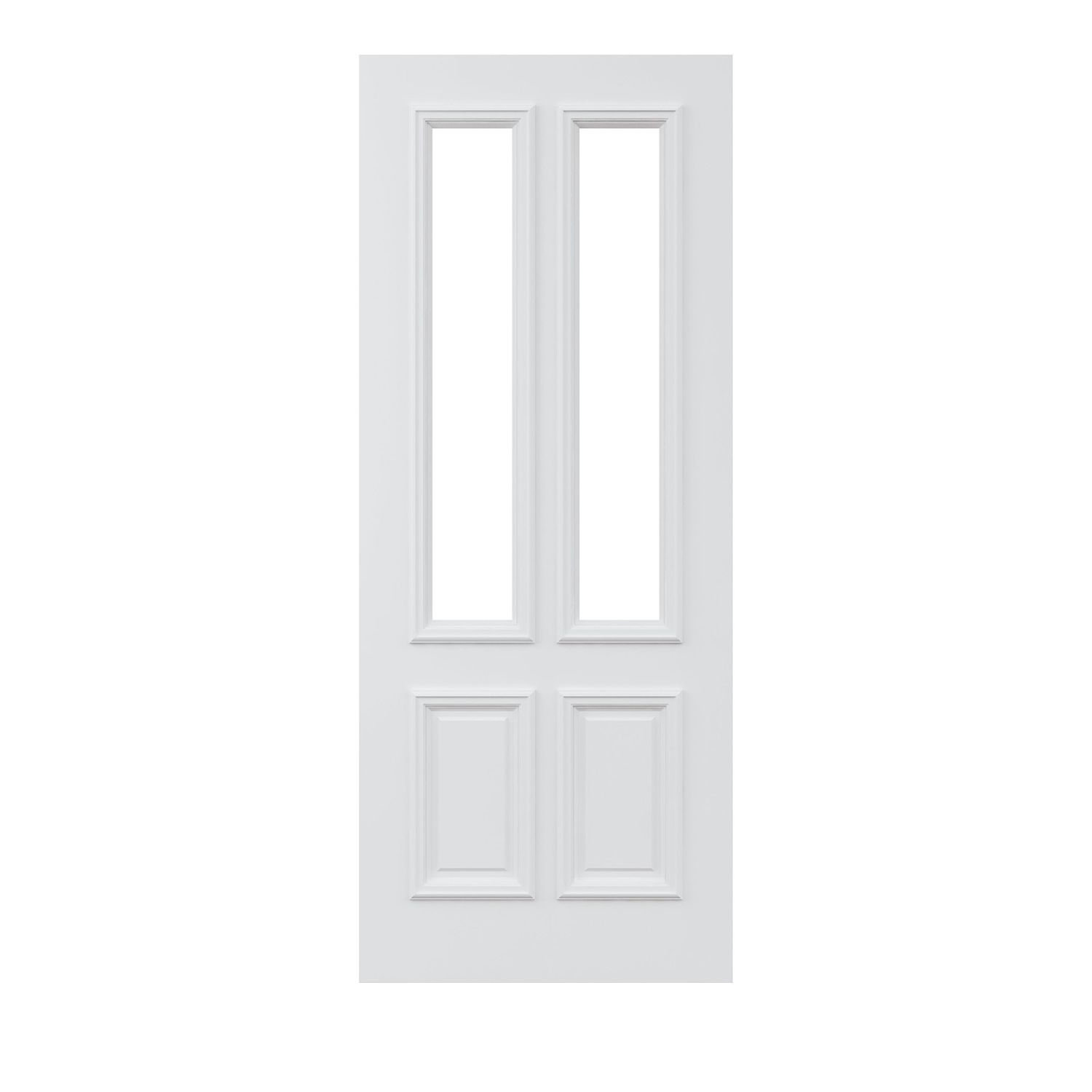 Corinthian Entrance Door Classic PCL4G Primed Diamond Jewel Zinclight