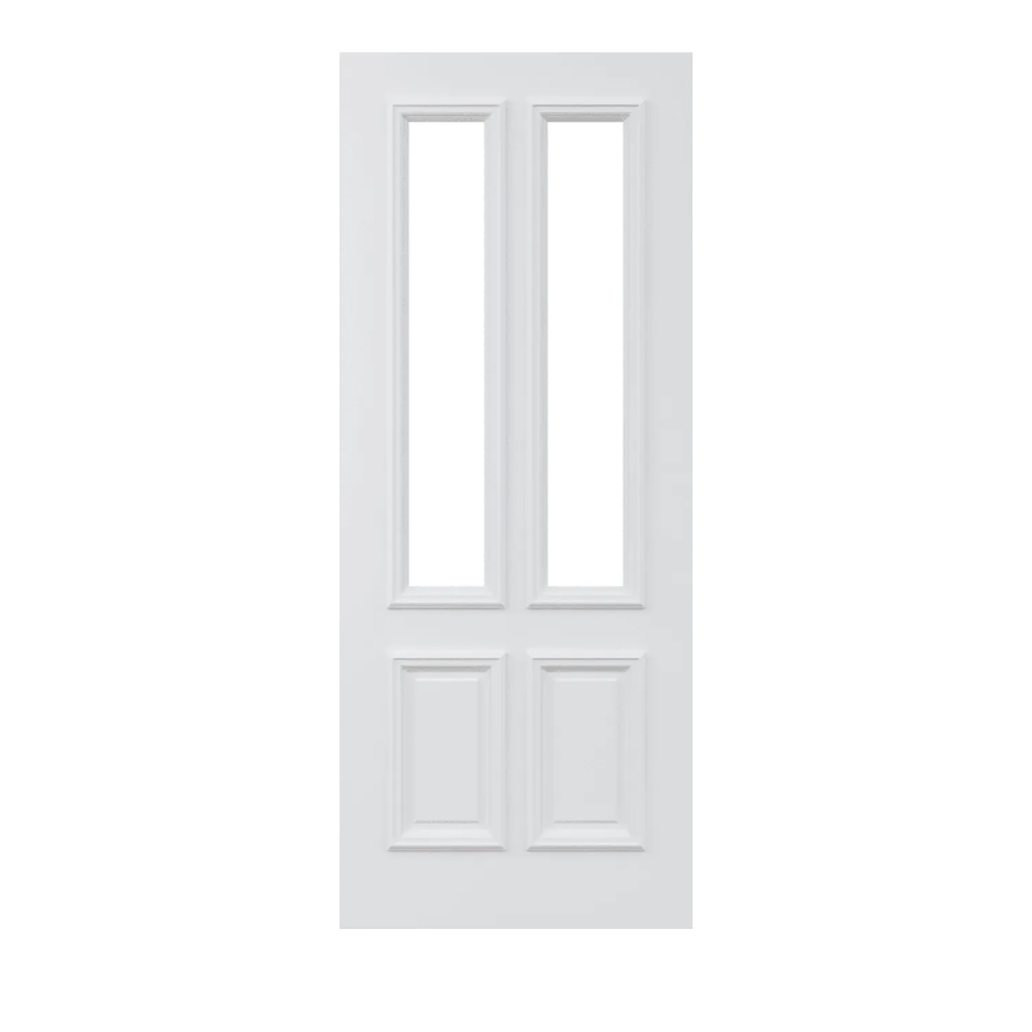 Corinthian Entrance Door Classic PCL4G Primed Deco Zinclight
