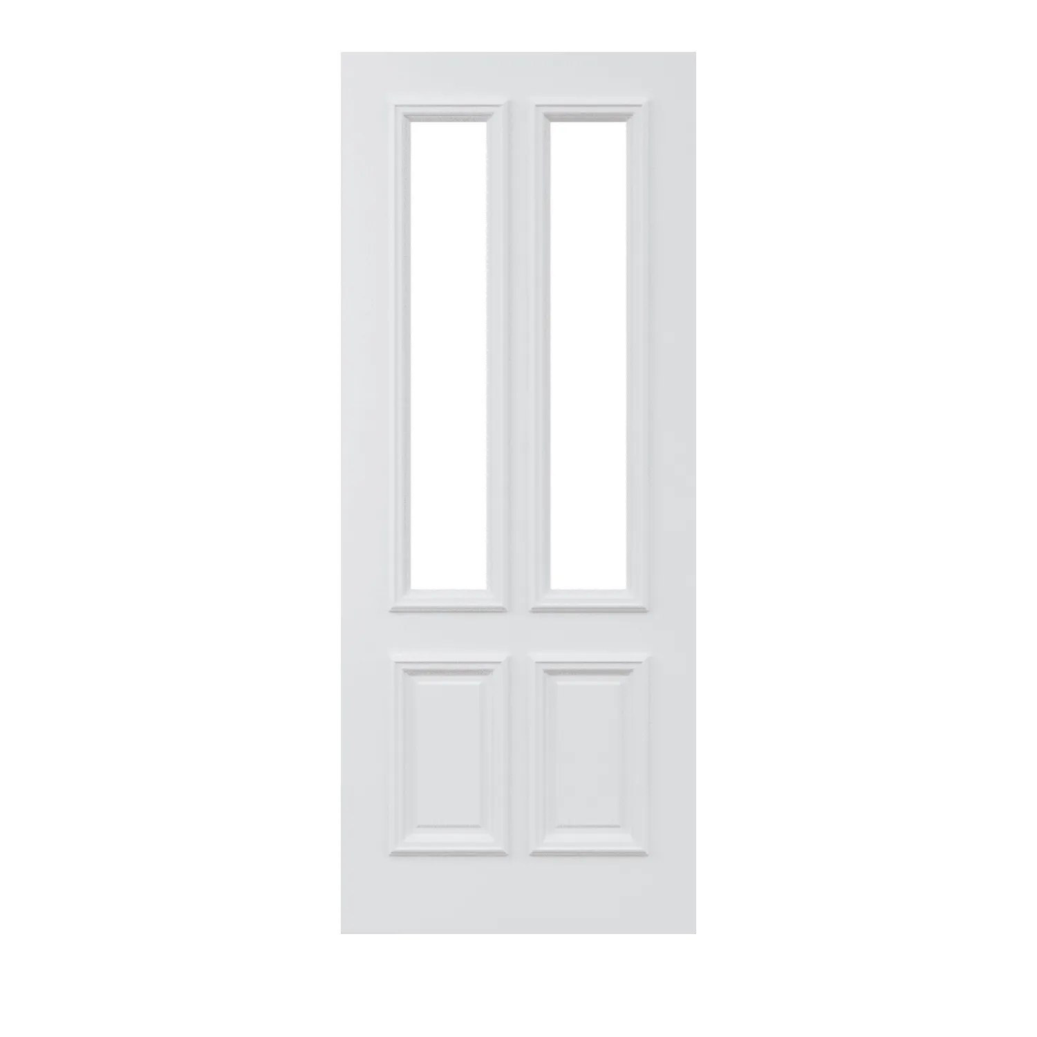 Corinthian Entrance Door Classic PCL4G Primed BAL12.5 Translucent