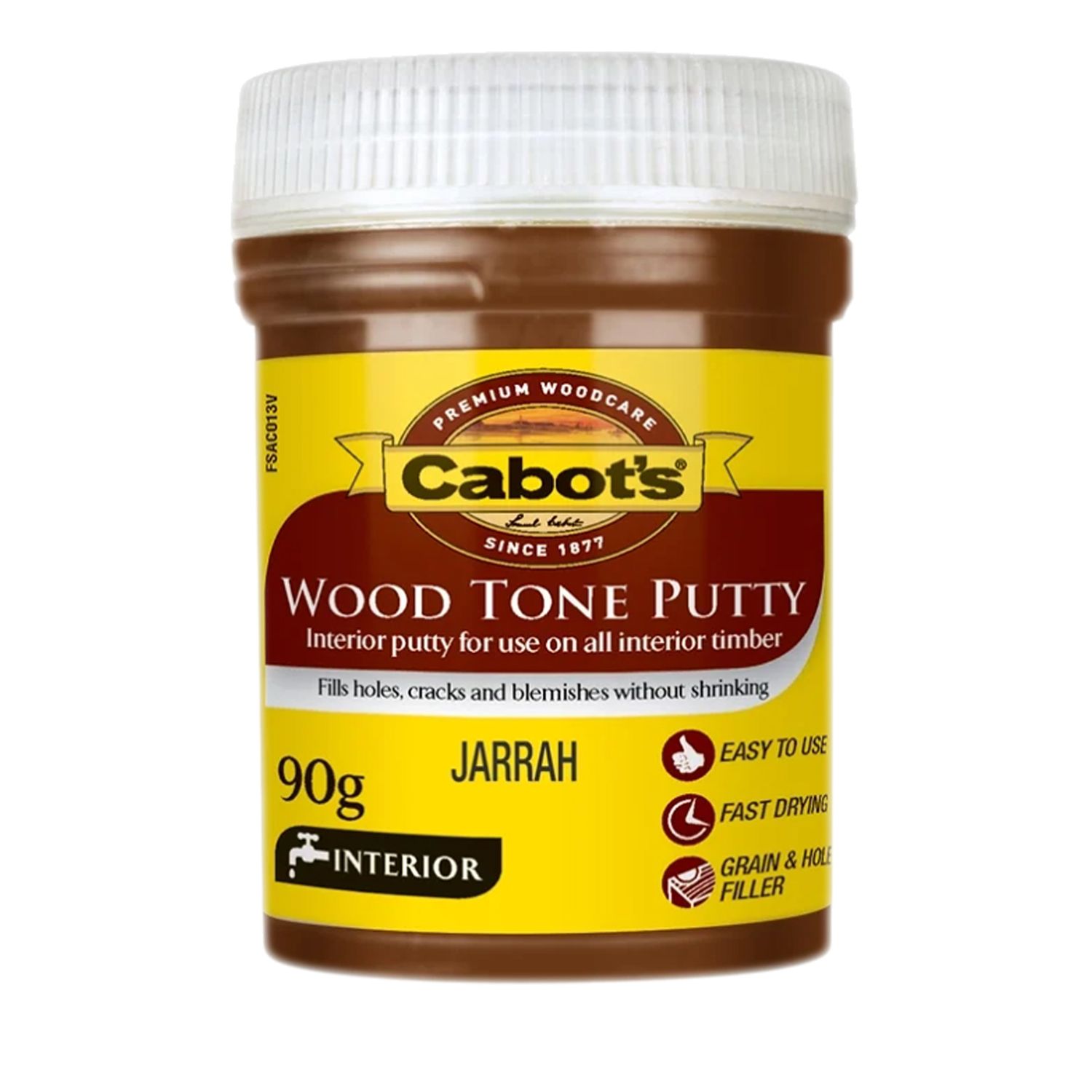 Cabot's® Wood Tone Putty Jarrah Bowens