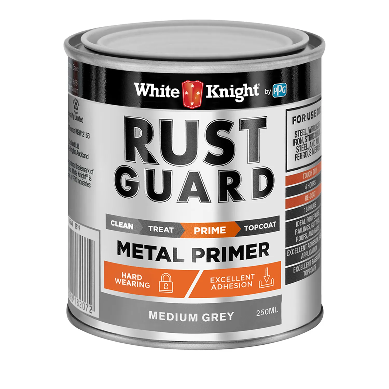 PPG375469250ML_01_01_5c962c95bc487b2efacb9c104f0ce8a8909f6b6b_PPG375469250ML_1 White Knight® Rust Guard® Metal Primer