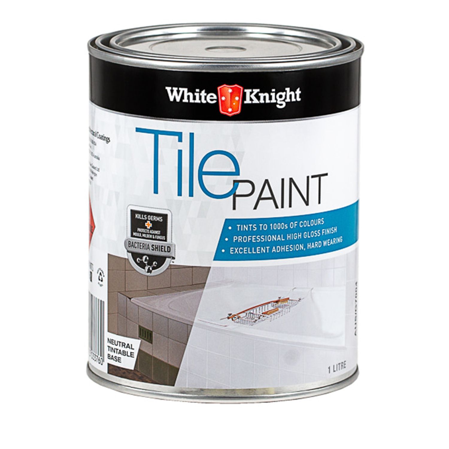 White Knight Tile Paint Instructions