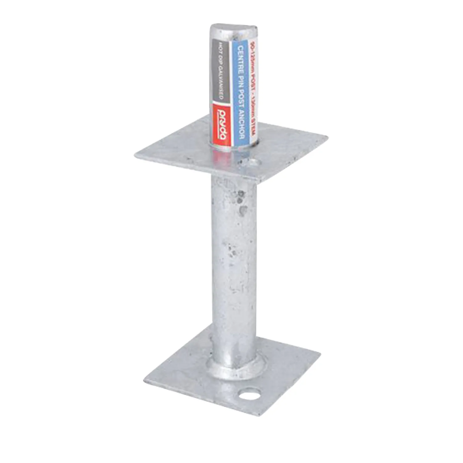 Pryda Centre Pin Post Anchor Galvanised