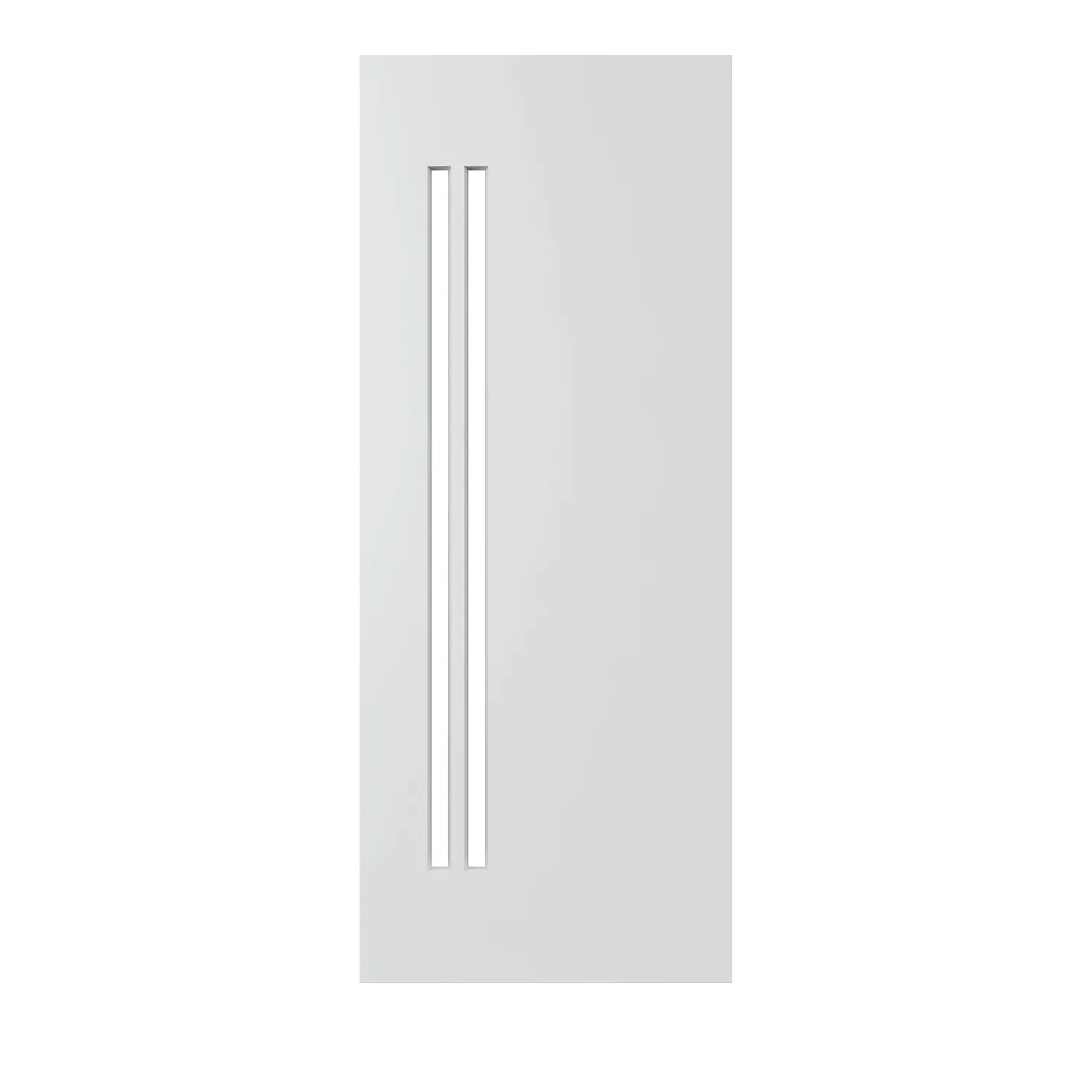 Corinthian Entrance Door Slimlite PSLM202 Primed Translucent
