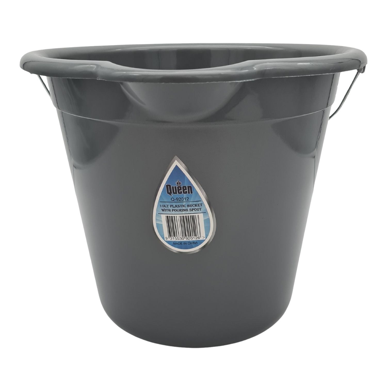 Buy Right Plastic Bucket with Spout Black 10L