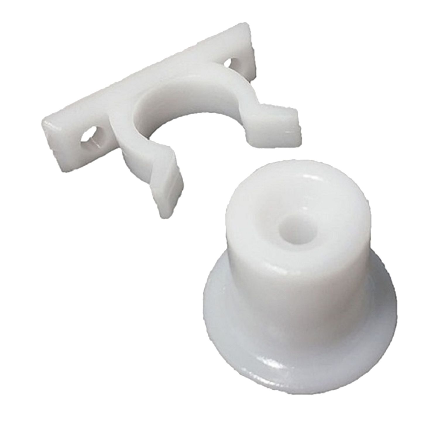 Trio Plastic Door Catch White Bowens