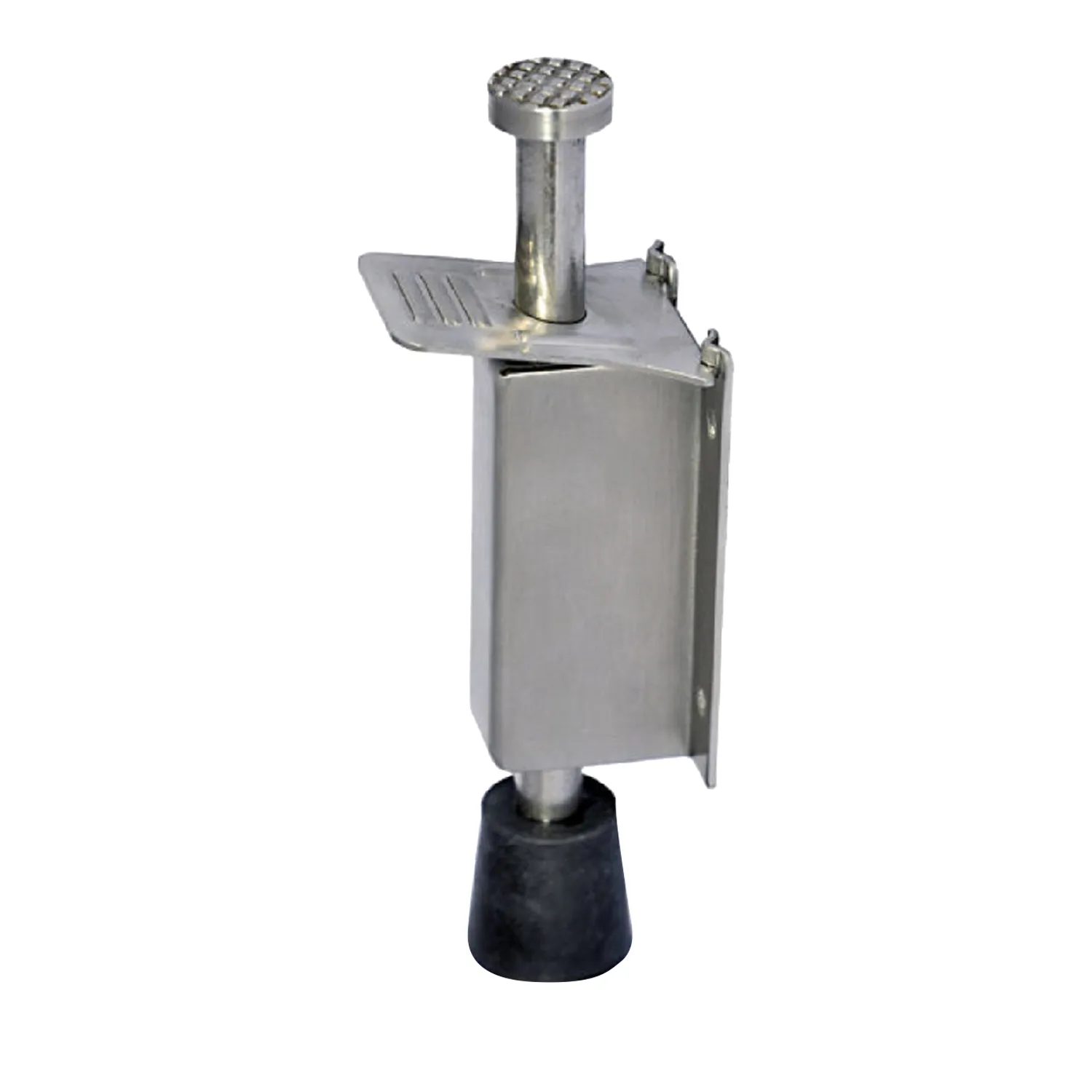 Trio Foot Operated Door Stop Satin Chrome