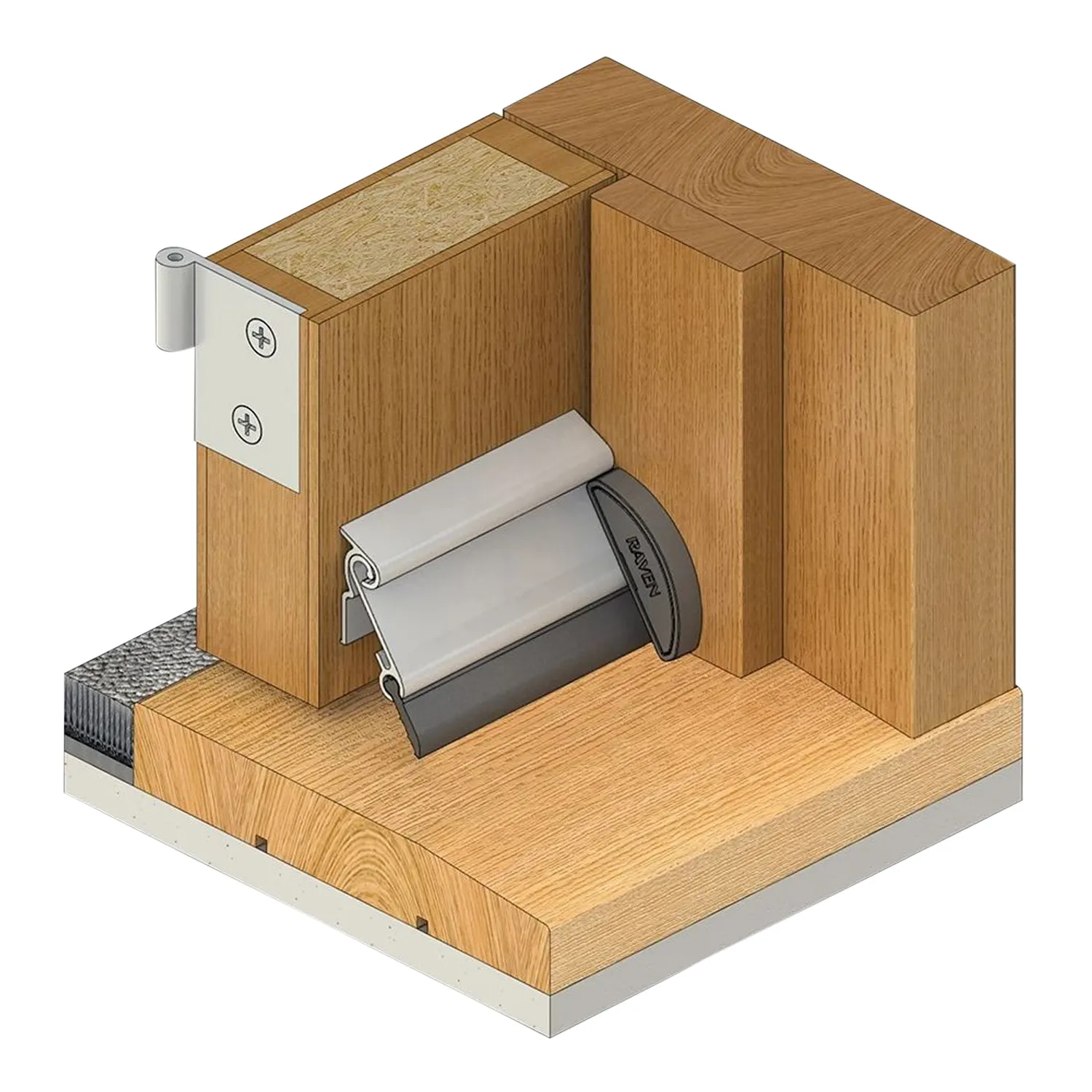 Raven RP3 Automatic Door Bottom Seal