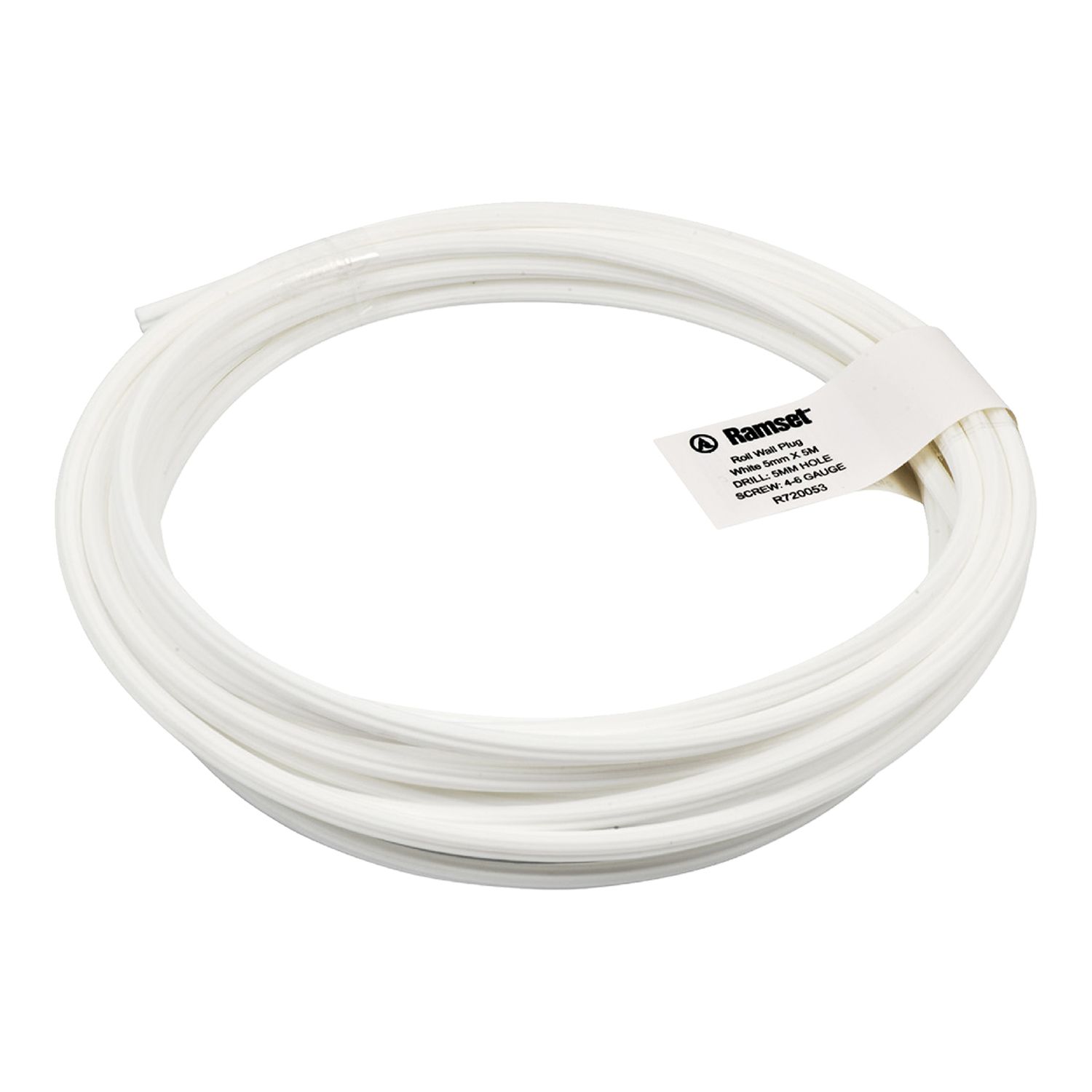 Ramset™ Plastic Wall Plug Roll White Bowens