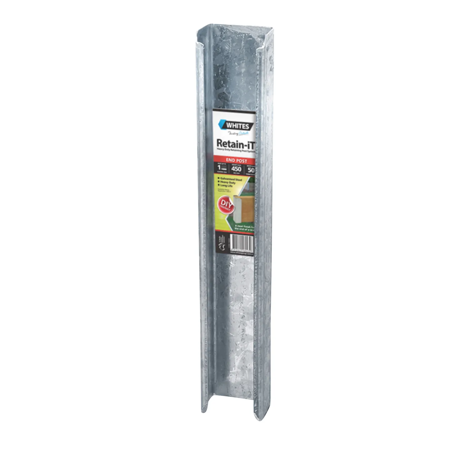 RCP16043_01_01_b63596140dff75f8205a67d8853964d14cbd1622_RCP16043_1 Whites® Retain IT50 Sleeper End Post Galvanised