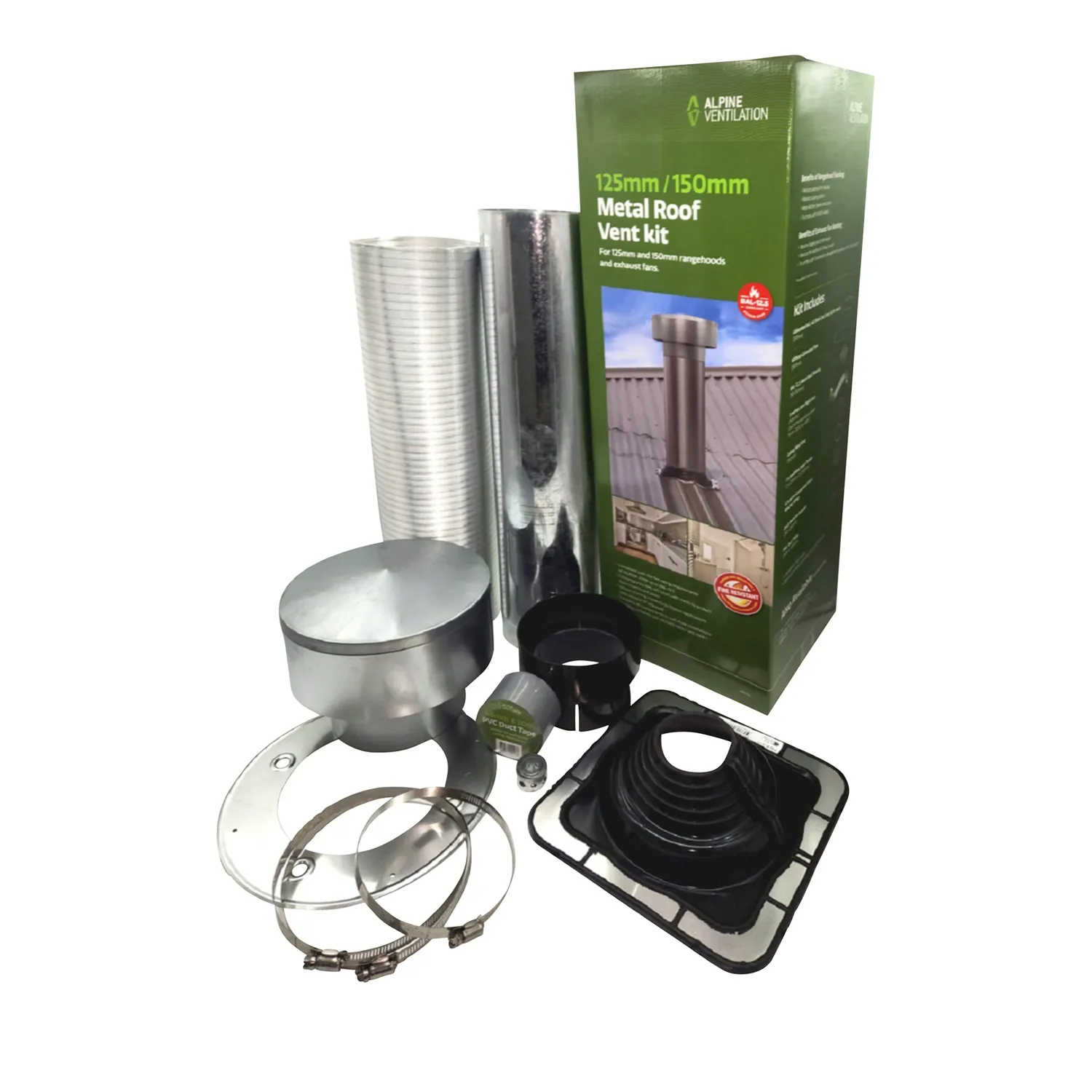 Alpine Ventilation Metal Roof Venting Kit