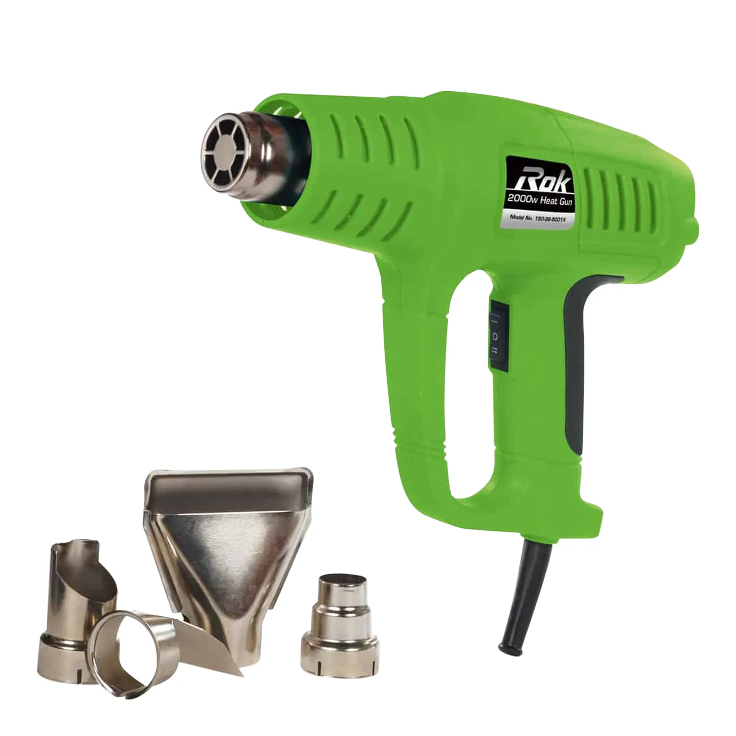 ROK50014_01_01_8edf0c960deedada4f69af34629d9edba5da57e8_E6gd82va_150_38_50014_1 Rok® 2000W Heat Gun Kit with 4 Nozzles