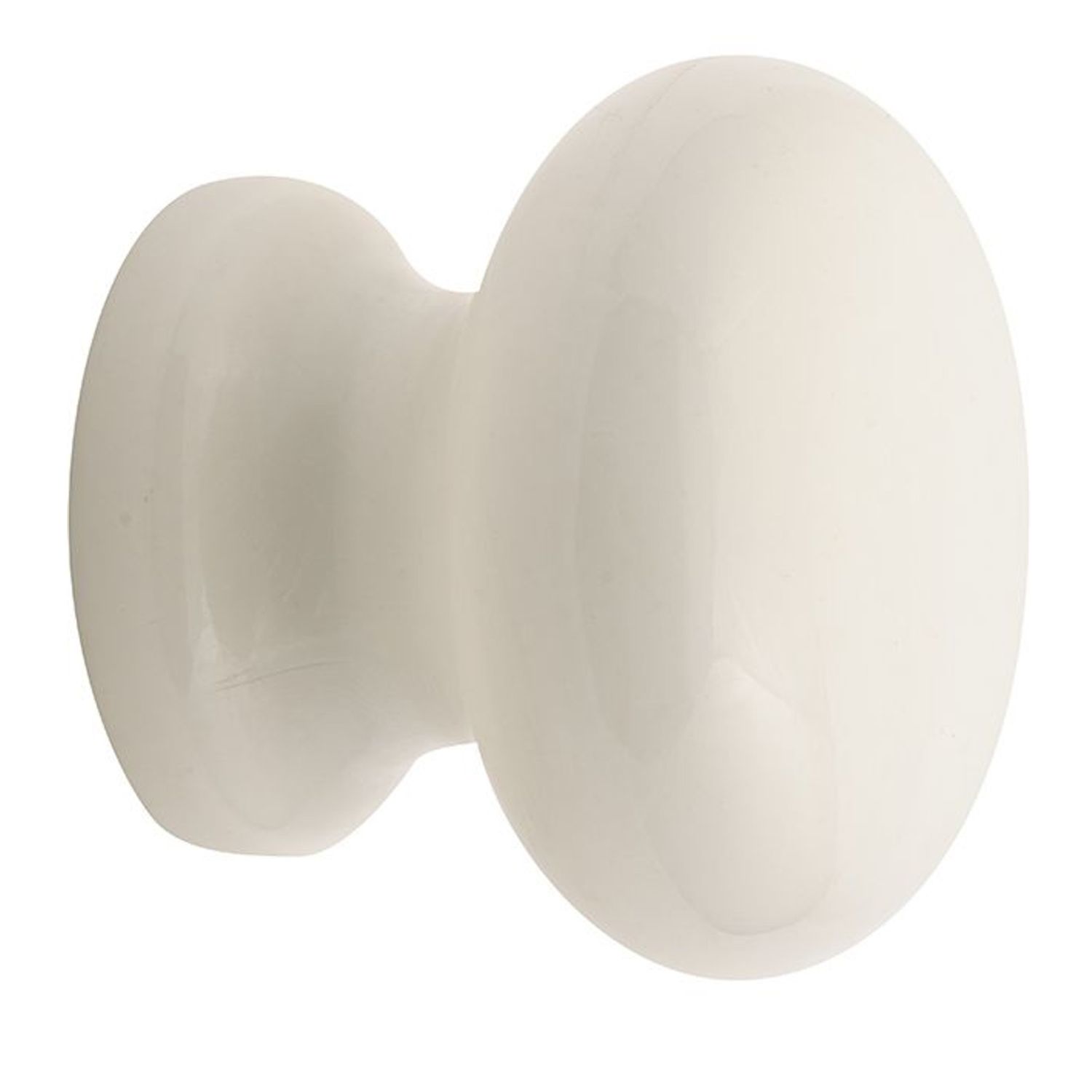 Prestige Acrylic Mushroom Knob Antique White | Bowens