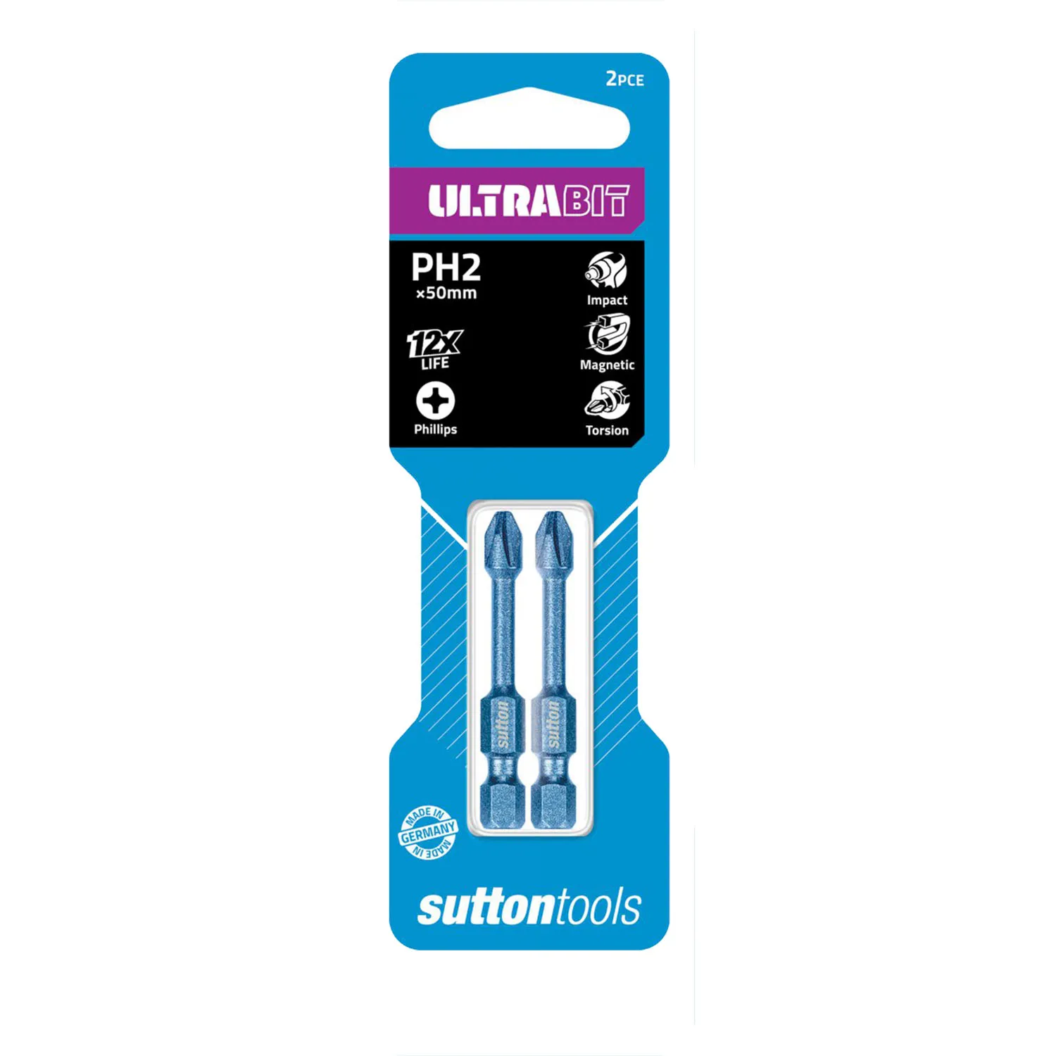 Sutton Tools Phillips® Ultrabit Screwdriver Bit
