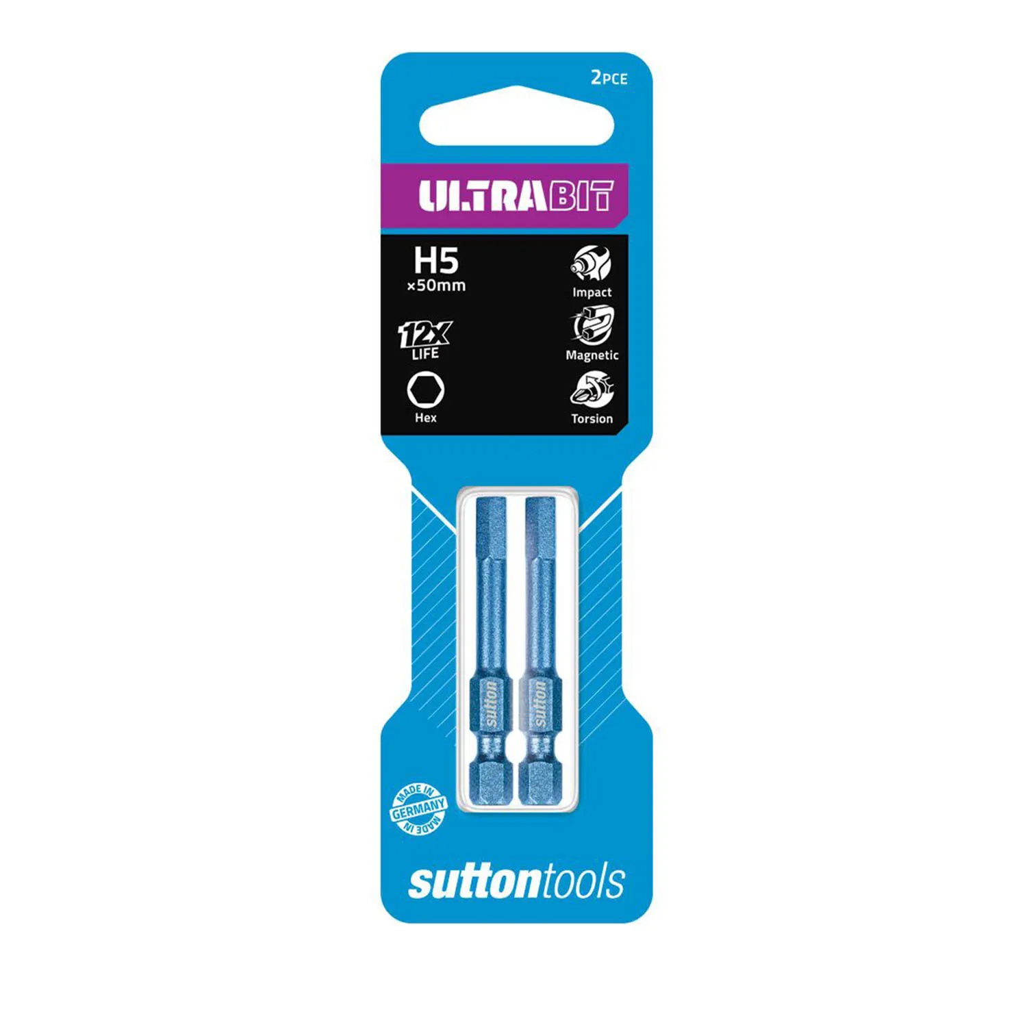 Sutton Tools Ultrabit Hex Screwdriver Bit
