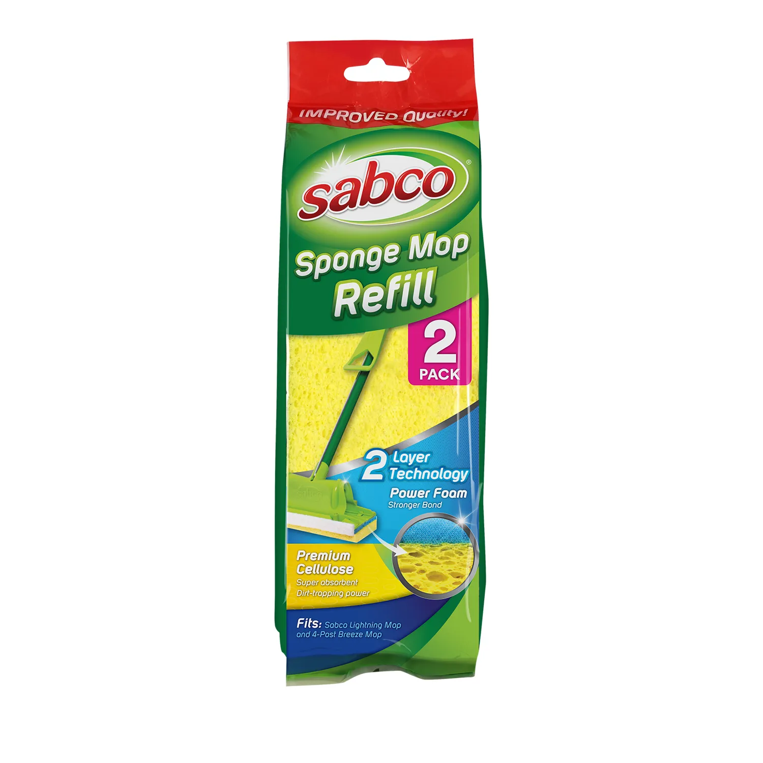 Sabco Lightning Sponge Mop Refill