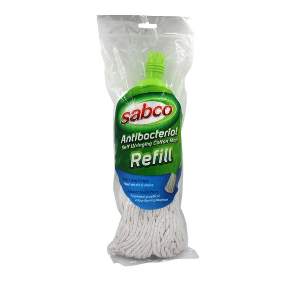 sabco antibacterial self wringing cotton mop