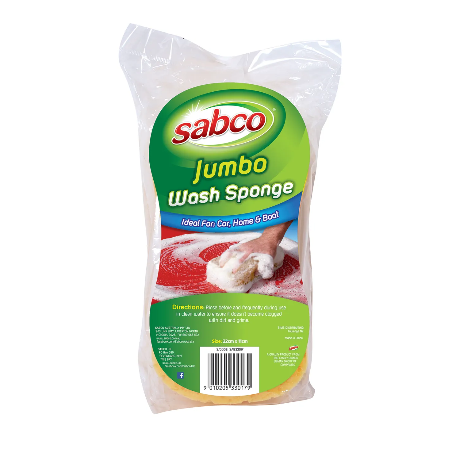 Sabco Jumbo Wash Sponge