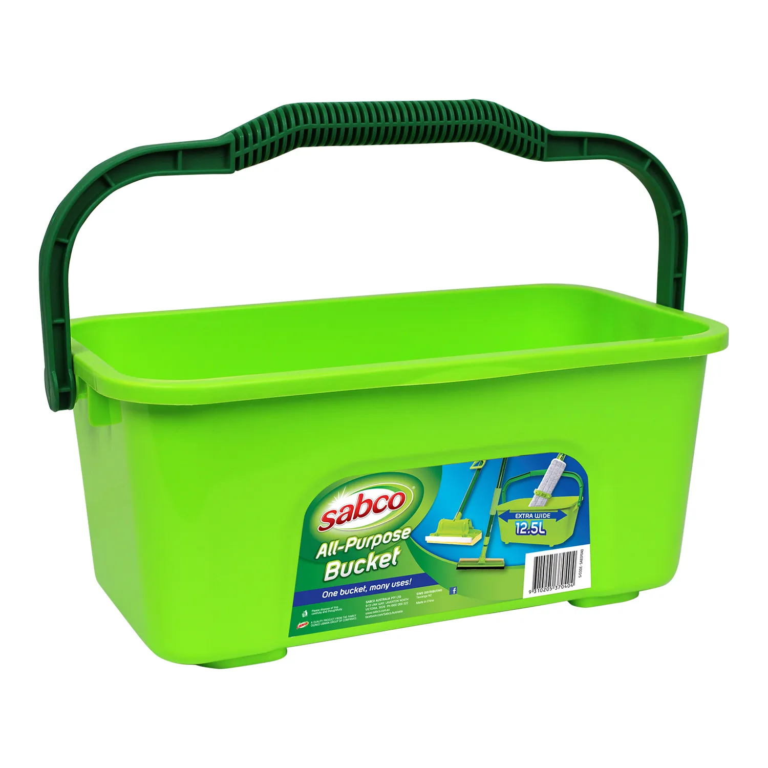 Sabco Extra Wide Sponge Mop Bucket