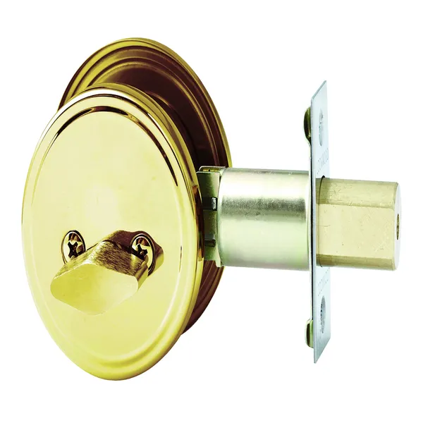Lockwood Symmetry® Series Deadbolt Polished Brass