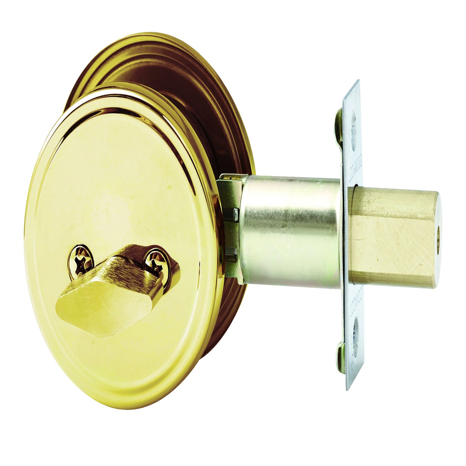 Lockwood Symmetry® Deadbolt Polished Brass | Bowens