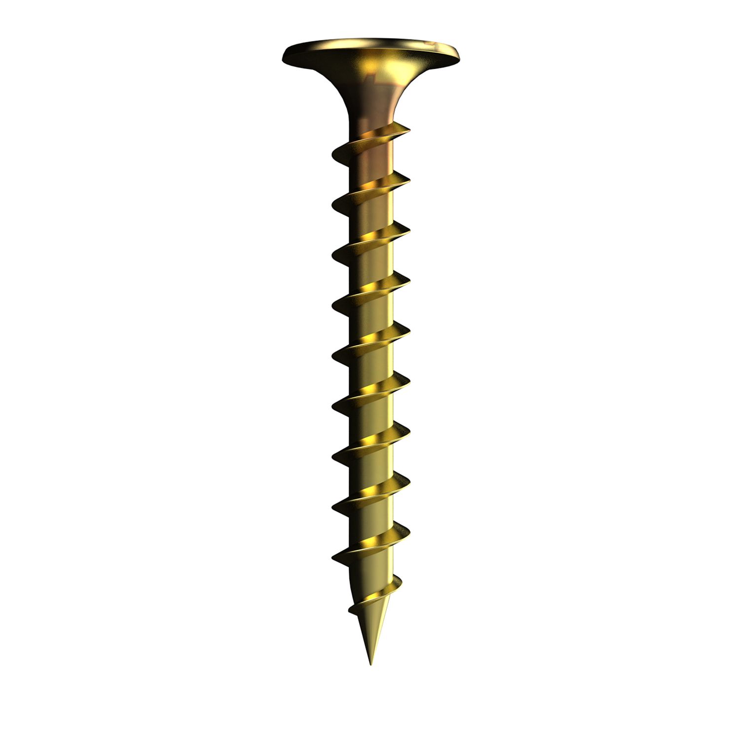 Zinc Gold Bremick™ Collated Plasterboard Screw Coarse Thread Bugle Head