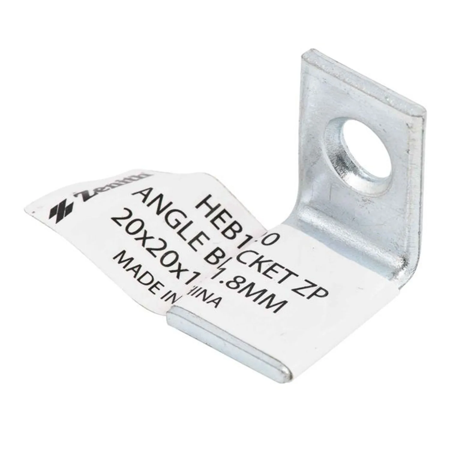 Zenith® Heavy Duty Angle Bracket Zinc Plated