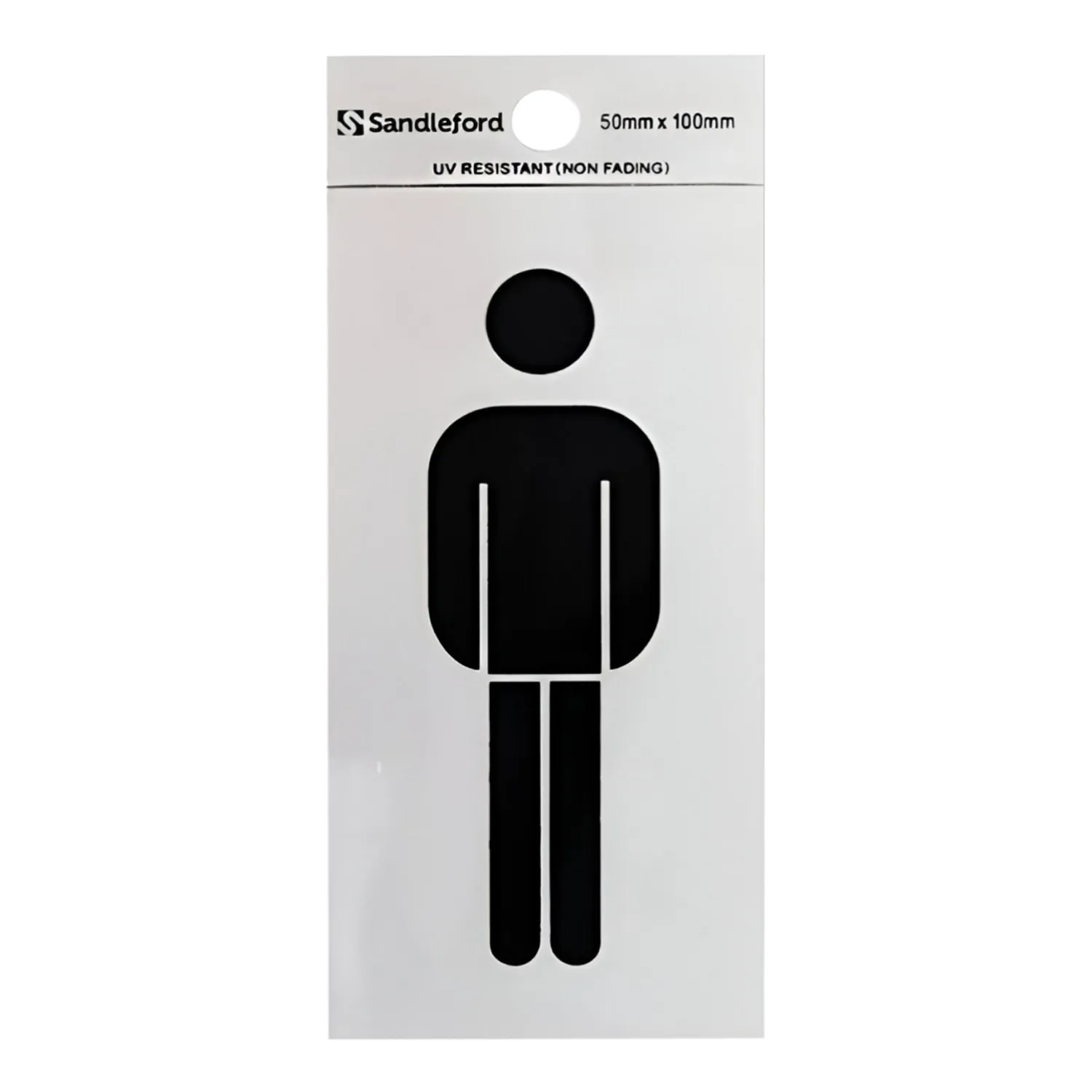 SIG57_01_01_cbff305268ca1b2b453277ea84767cc18096ab12_SIG57 Sandleford Mens Symbol Self Adhesive Sign Black