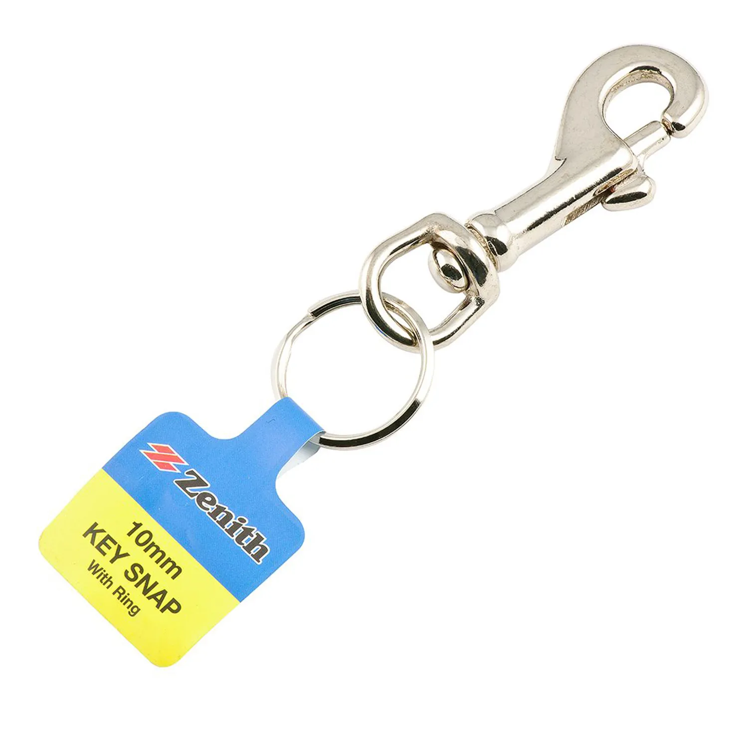 Zenith® Easy Snap Key Ring Nickel Plated
