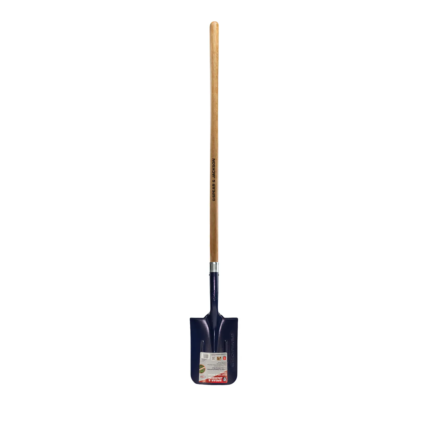 Spear & Jackson Post Hole Shovel with Long Oak Handle