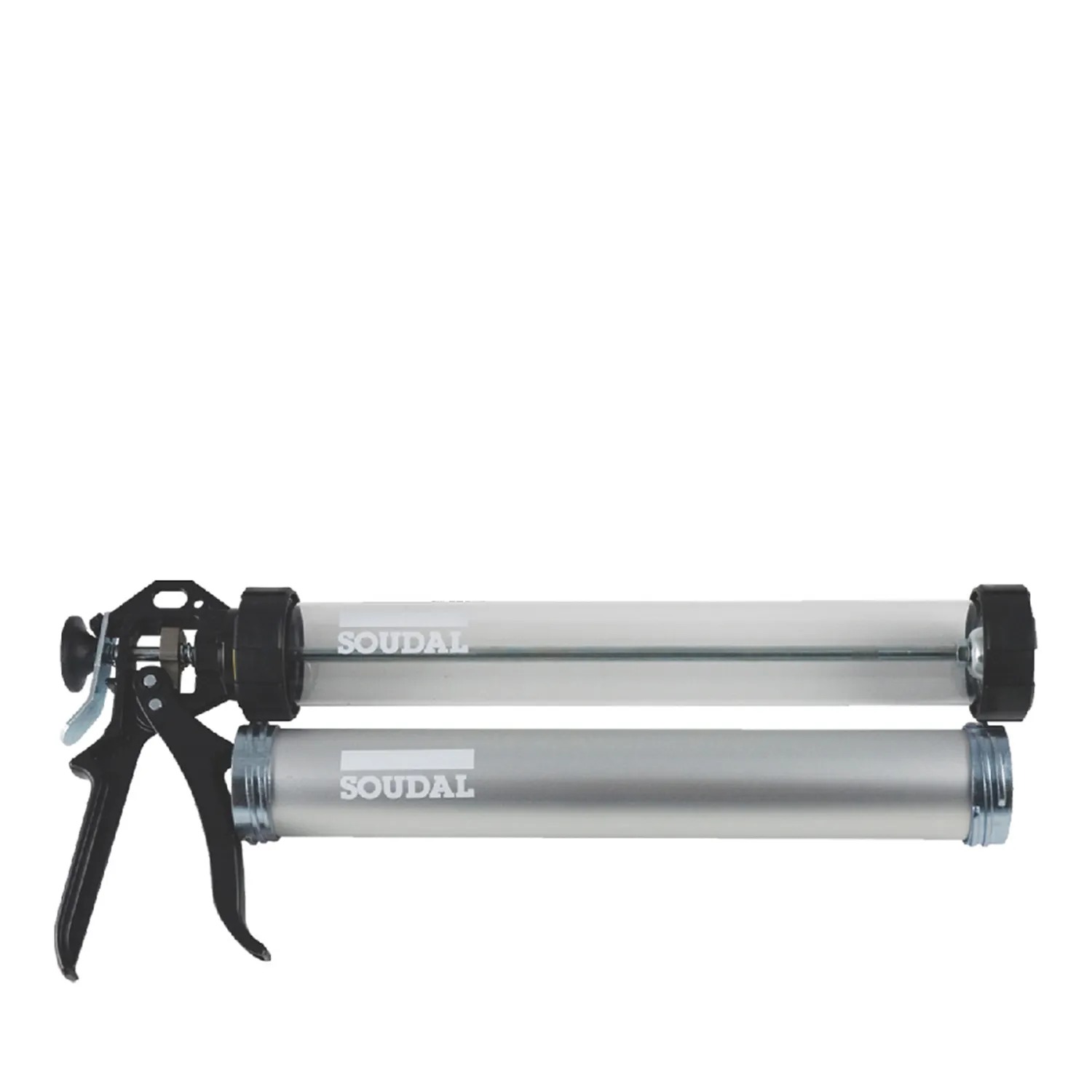 SOU112802_01_01_f84060611f74d0fdd779d179e25cae13eb440c18_SOU112802_0 Soudal Heavy Duty Caulking Gun with Spare Barrel