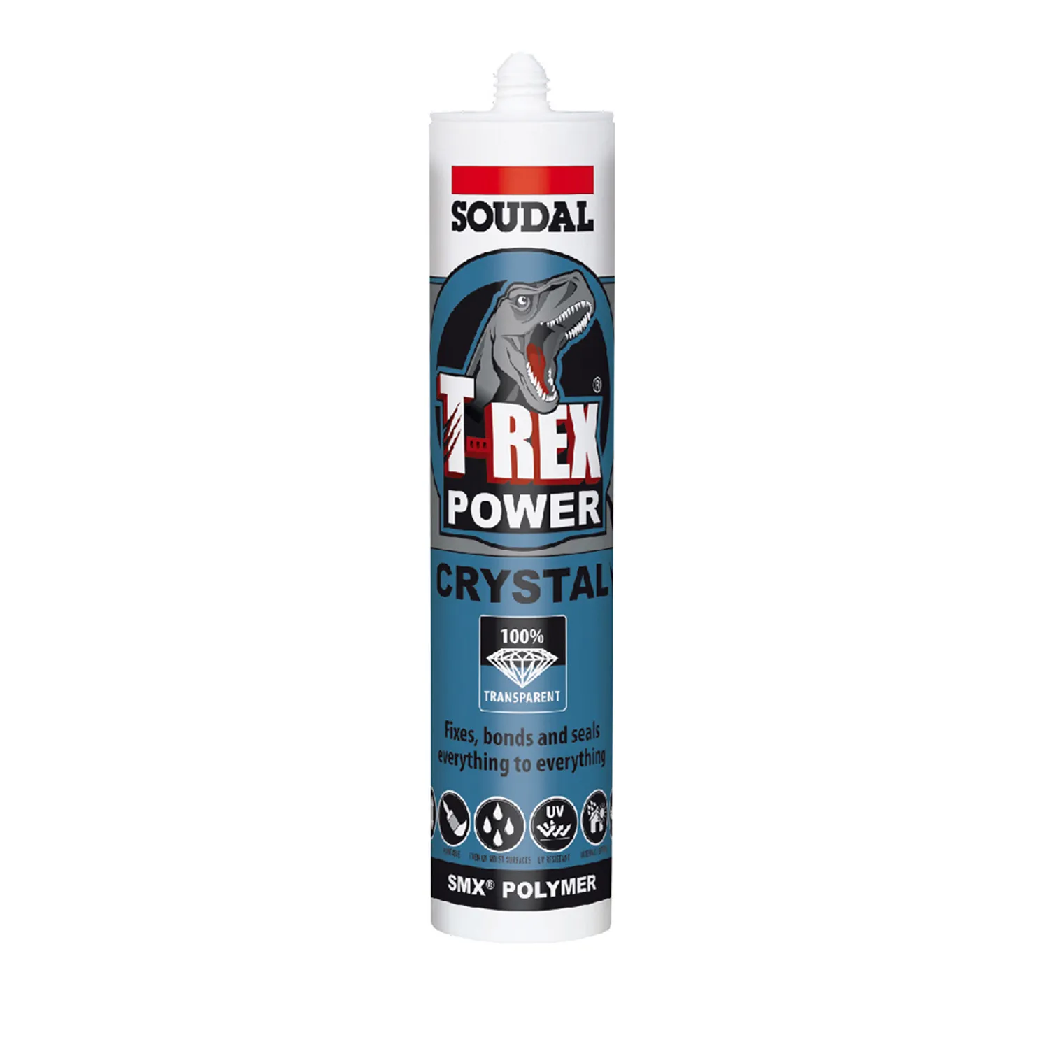 Soudal T-Rex® Power Crystal Adhesive & Sealant