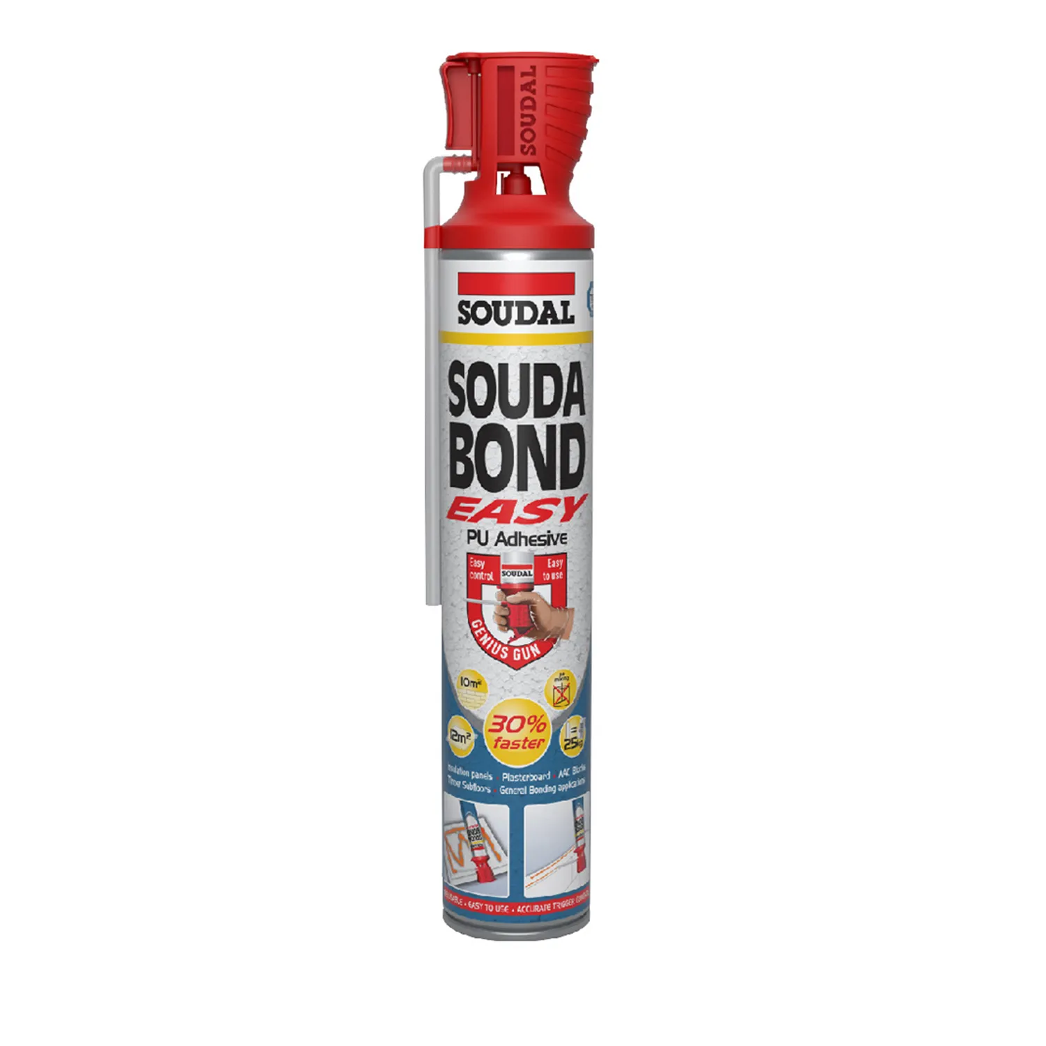 Soudal Soudabond Easy Genius Gun Polyurethane Adhesive Orange