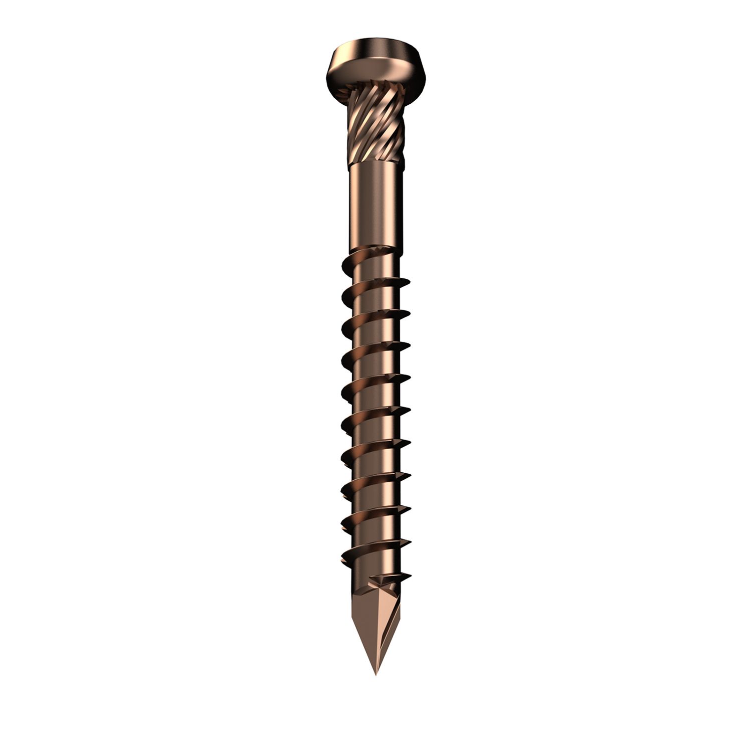 Bronze Stainless Steel Bremick™ UltraFast™ Decking Screw Trim Head Torx