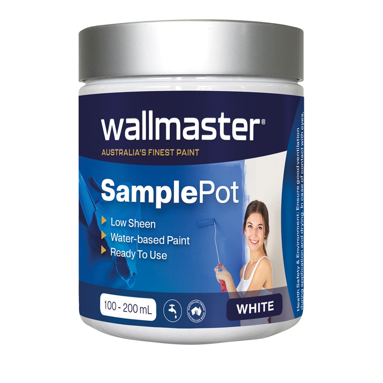 Astec® Wallmaster® Paint Sample Pot White Bowens