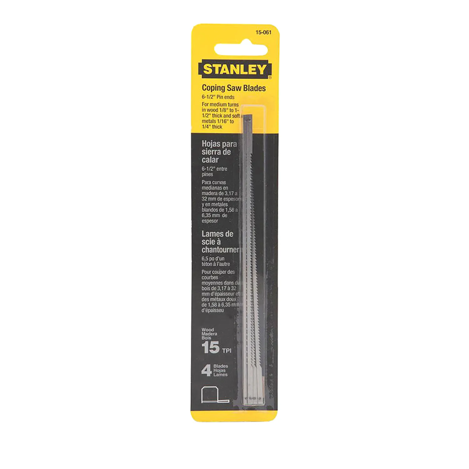Stanley® Coping Saw Blades