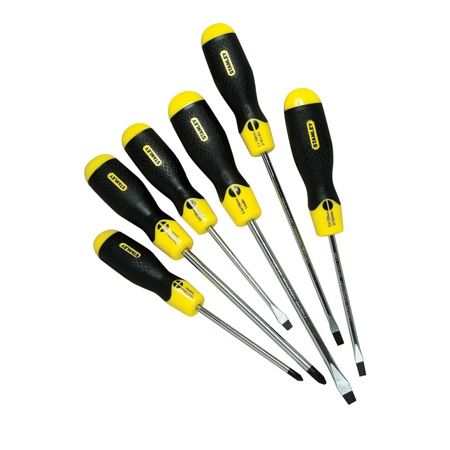 ST65242_01_02_e558d5155ac695e714fa66452809b283cf08cd62_ST65242_1 Stanley® Screwdriver Set Cushion Grip 6 Piece