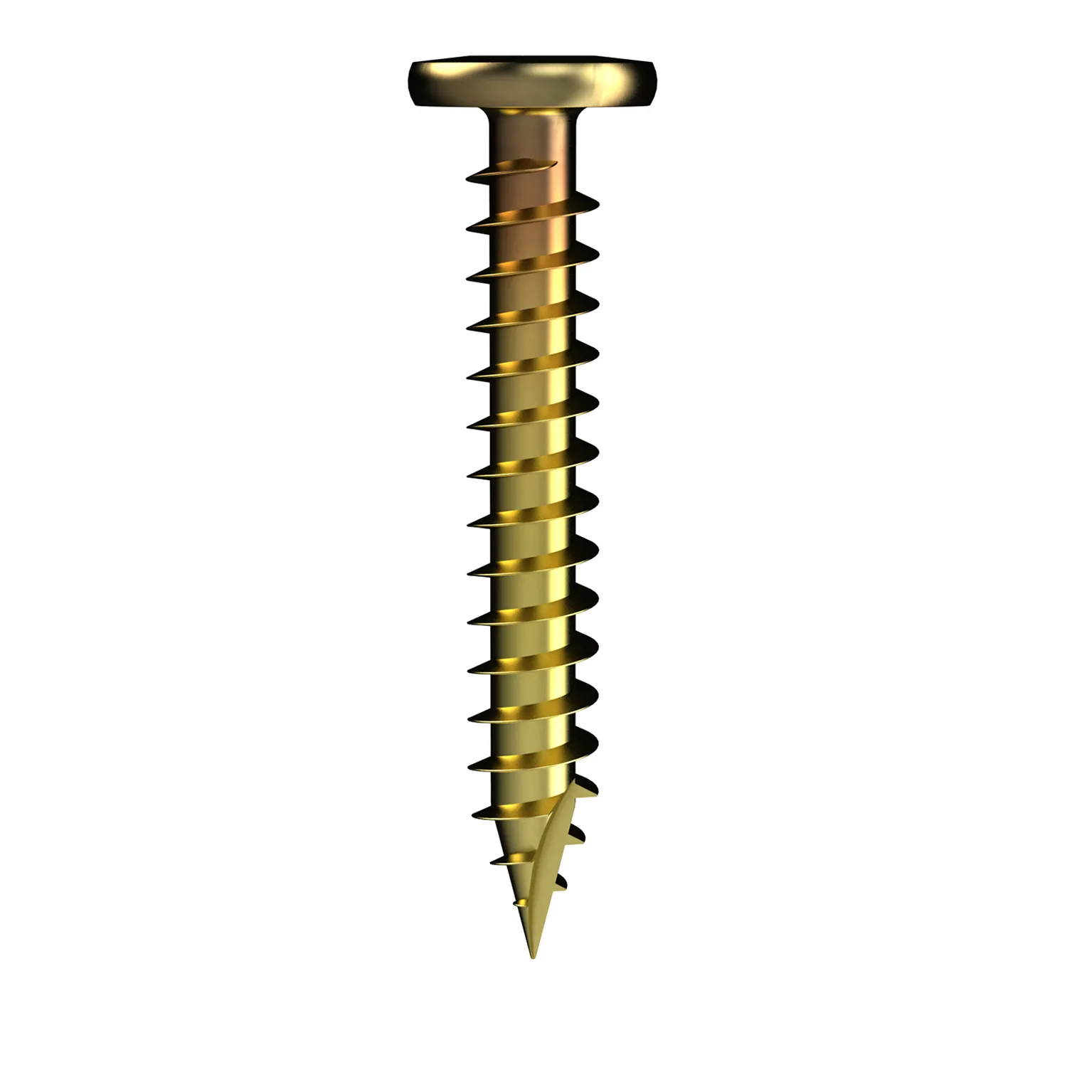 Bremick™ Timber Screw Wafer Head Phillips Drive Zinc Gold