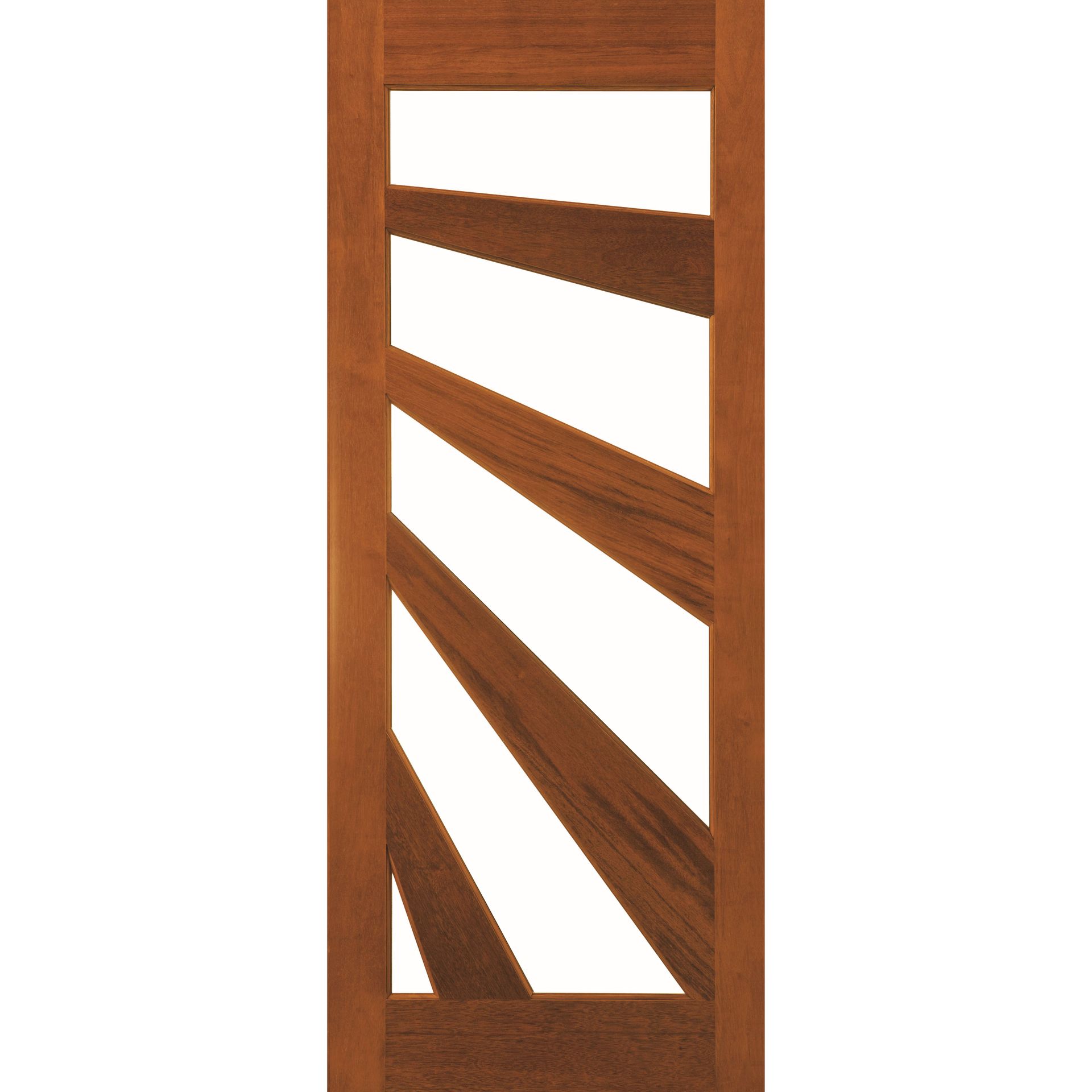 Corinthian Entry Door Sunburst SUN GR Merbau Clear Bowens