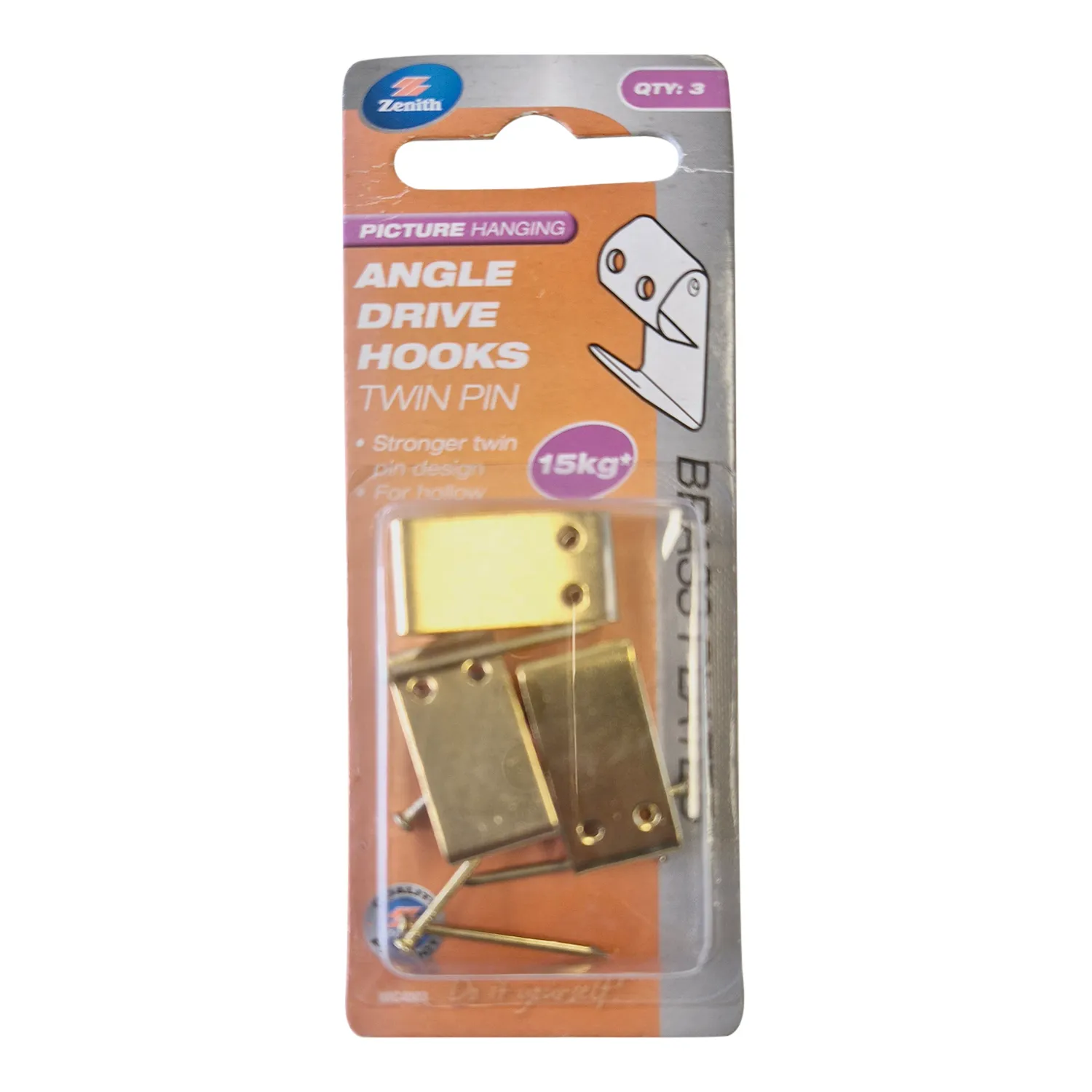 SWIC4003_01_02_72de63eb054348d1297d24de5e3848bf88f06948_20241018_131211 Zenith® Twin Angle Drive Picture Hook Brass Plated