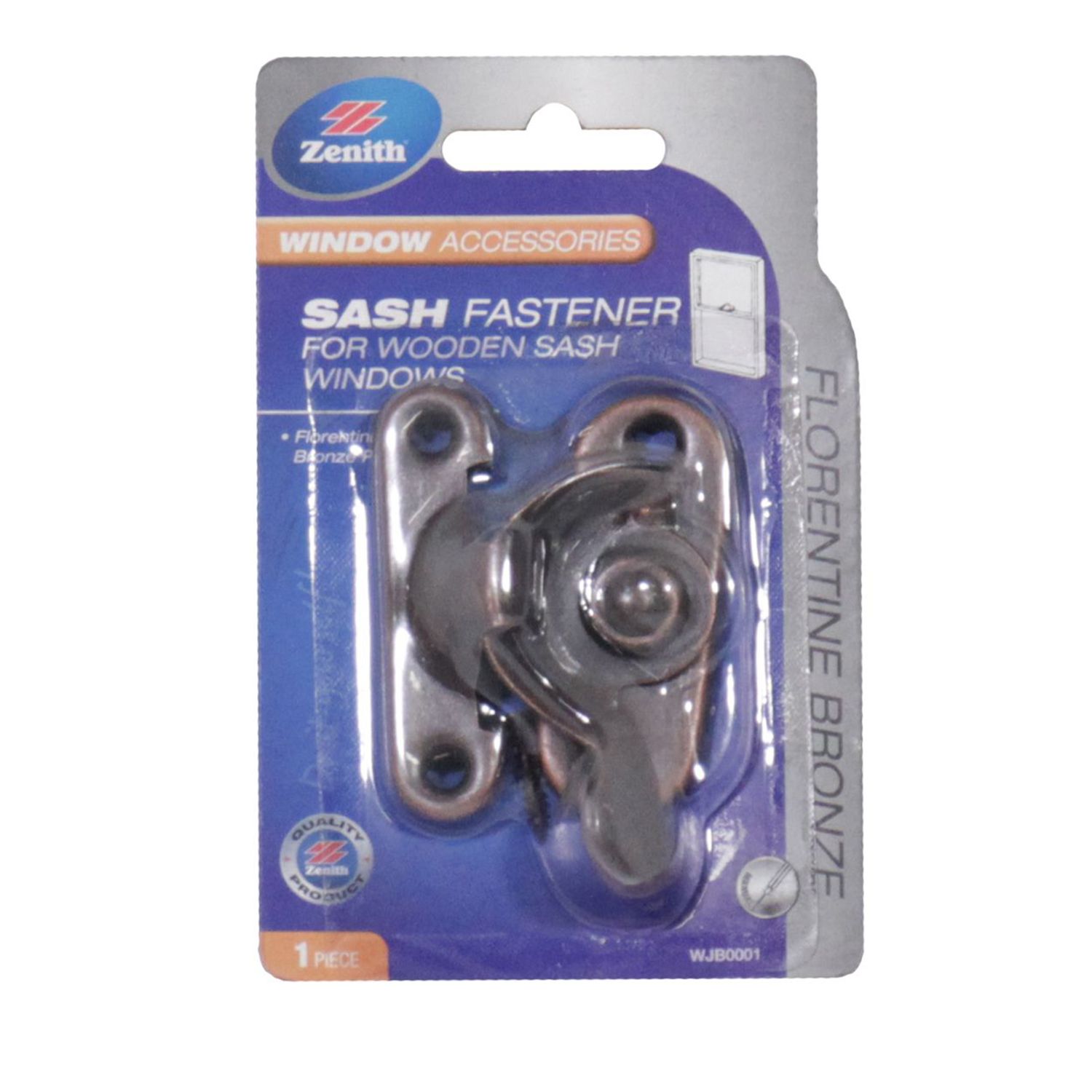 Zenith® Sash Fastener Pressed Steel Bowens