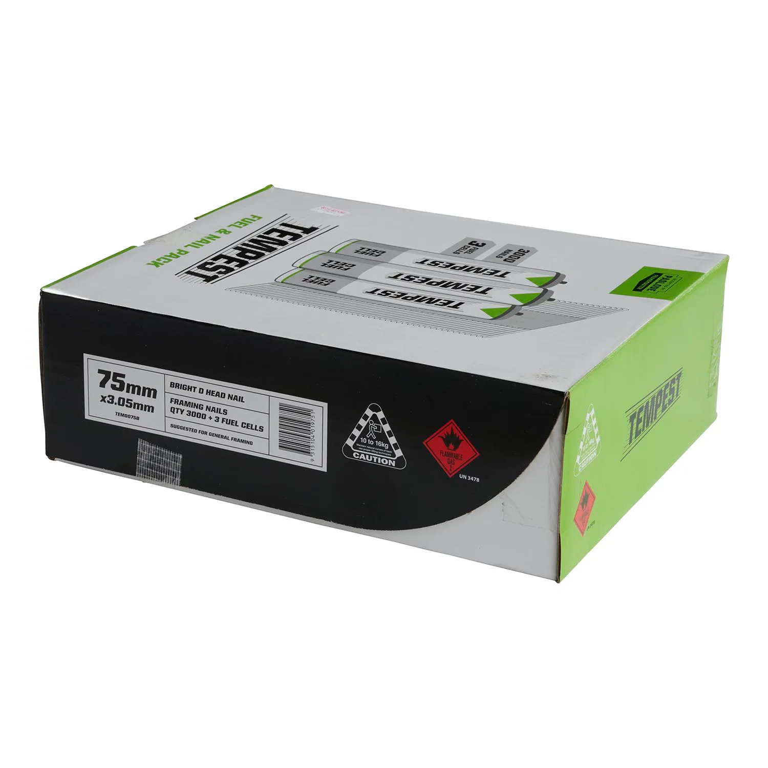 Paslode® Tempest Framing Nails Bright With Gas