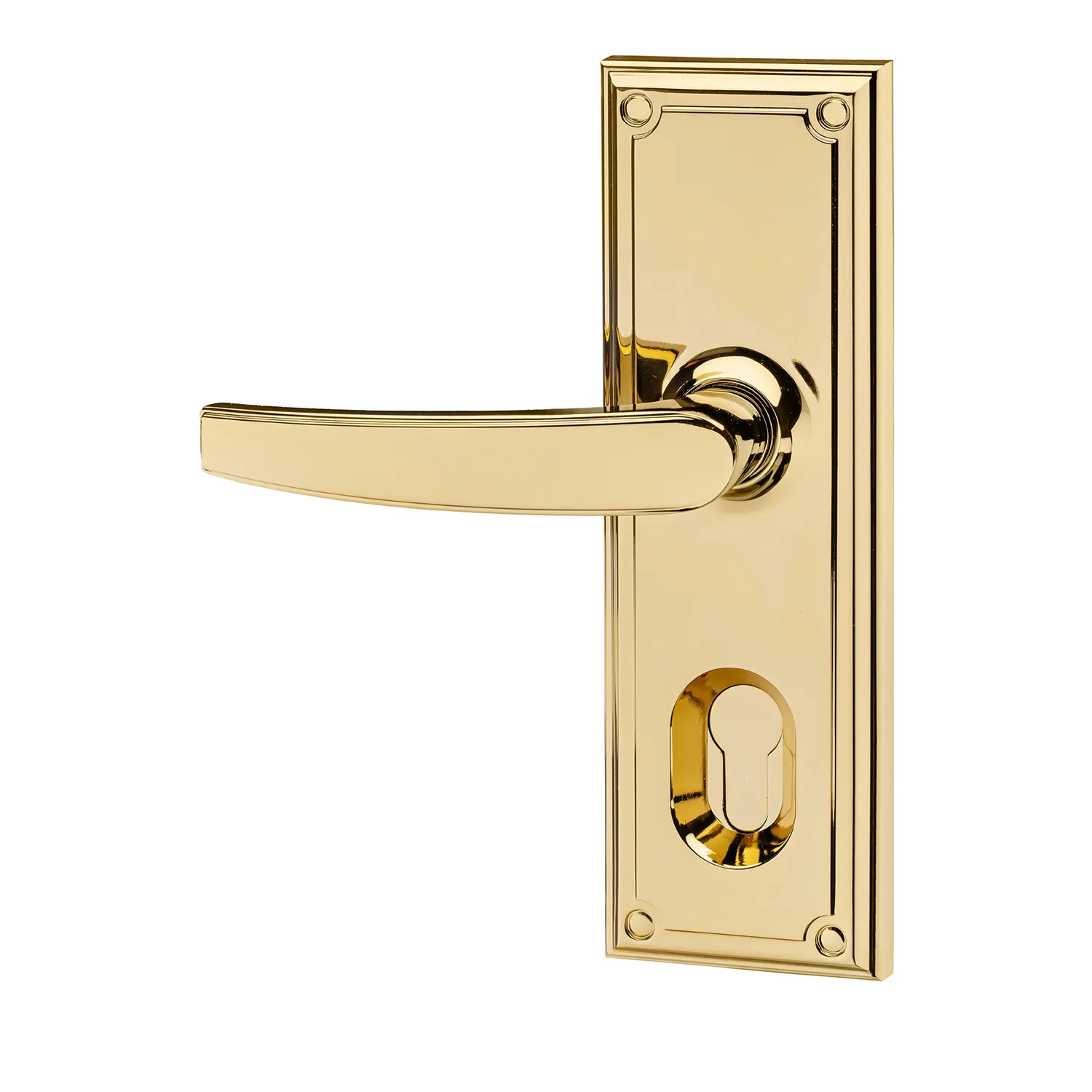 TLL8200_01_01_19a2c84484da926c2d61d27eb047e01aeff81b6b_820TLEBG Gainsborough Trilock™ Traditional Dummy Trim Entry Lever Bright Goldtone