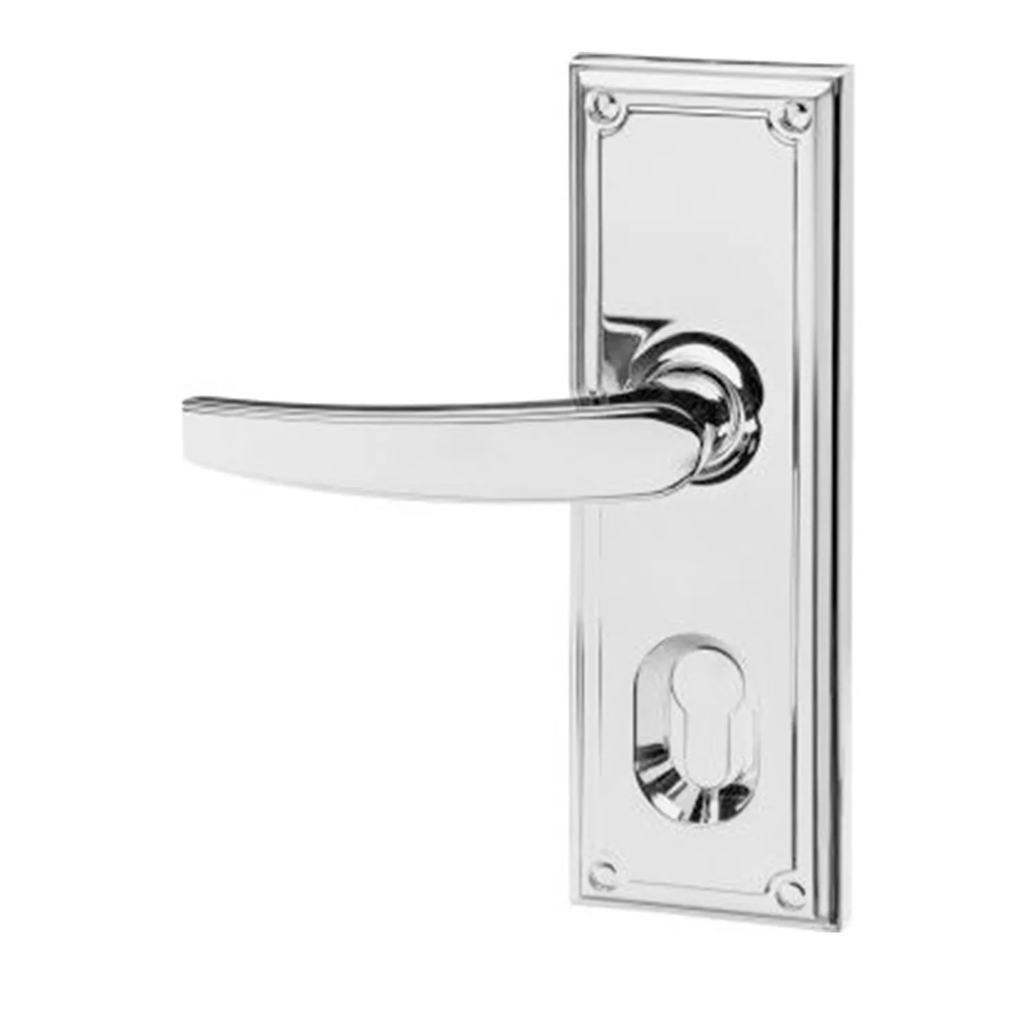 Gainsborough Trilock™ Traditional Dummy Trim Entry Lever Bright Chrome