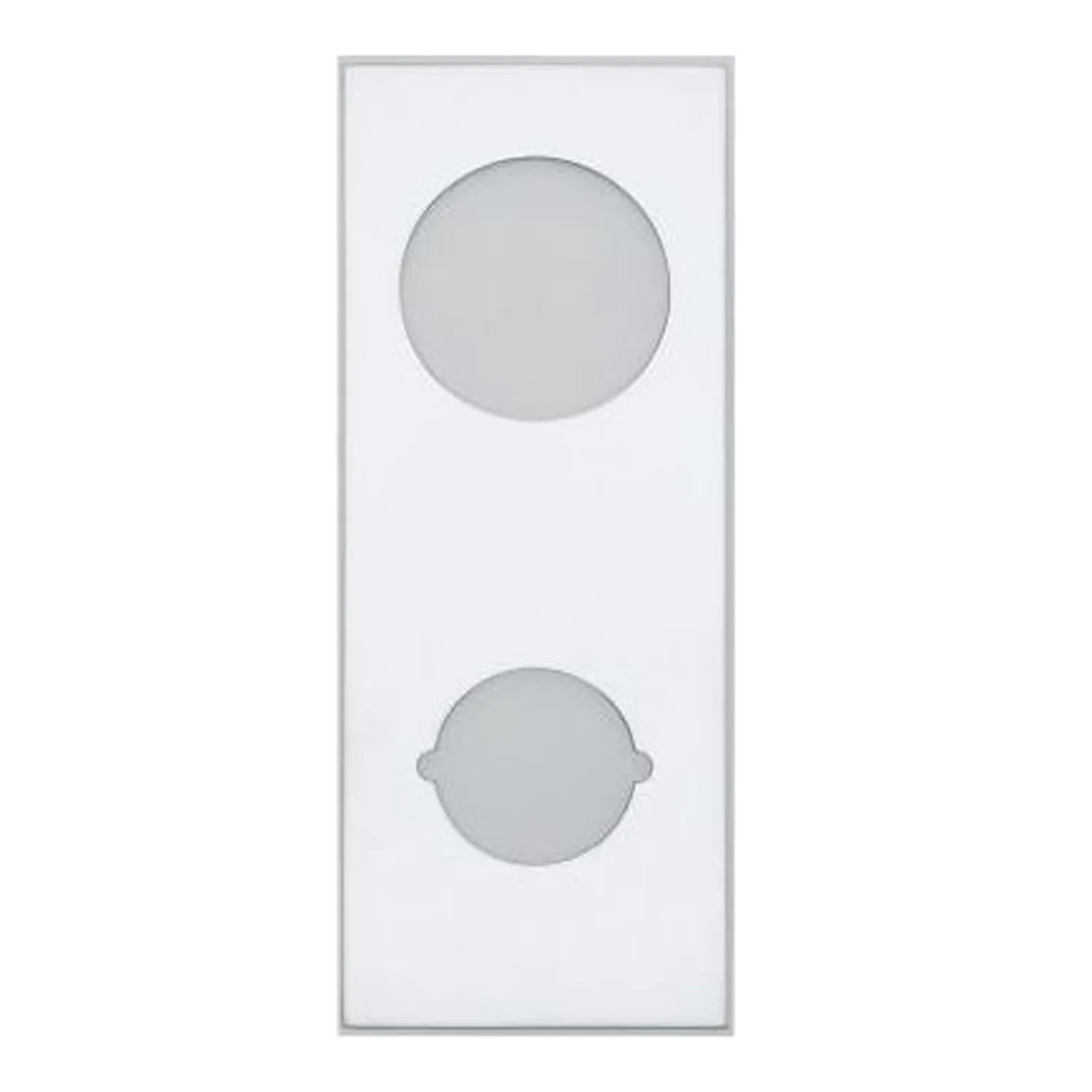 Gainsborough Slim Style Trim Plate Satin Chrome