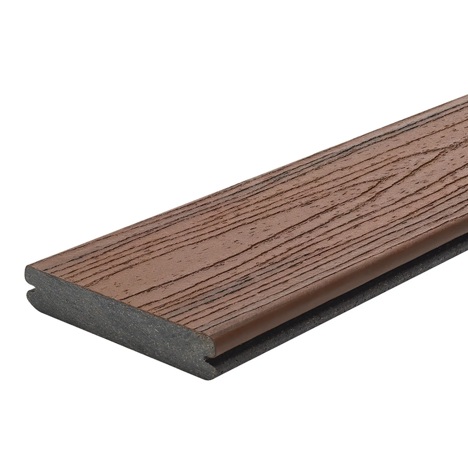 Trex® Composite Decking Grooved Edge Lava Rock